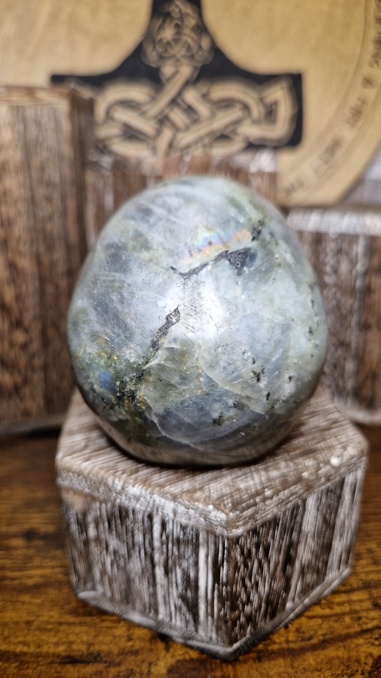 Labradorite Skull - 2