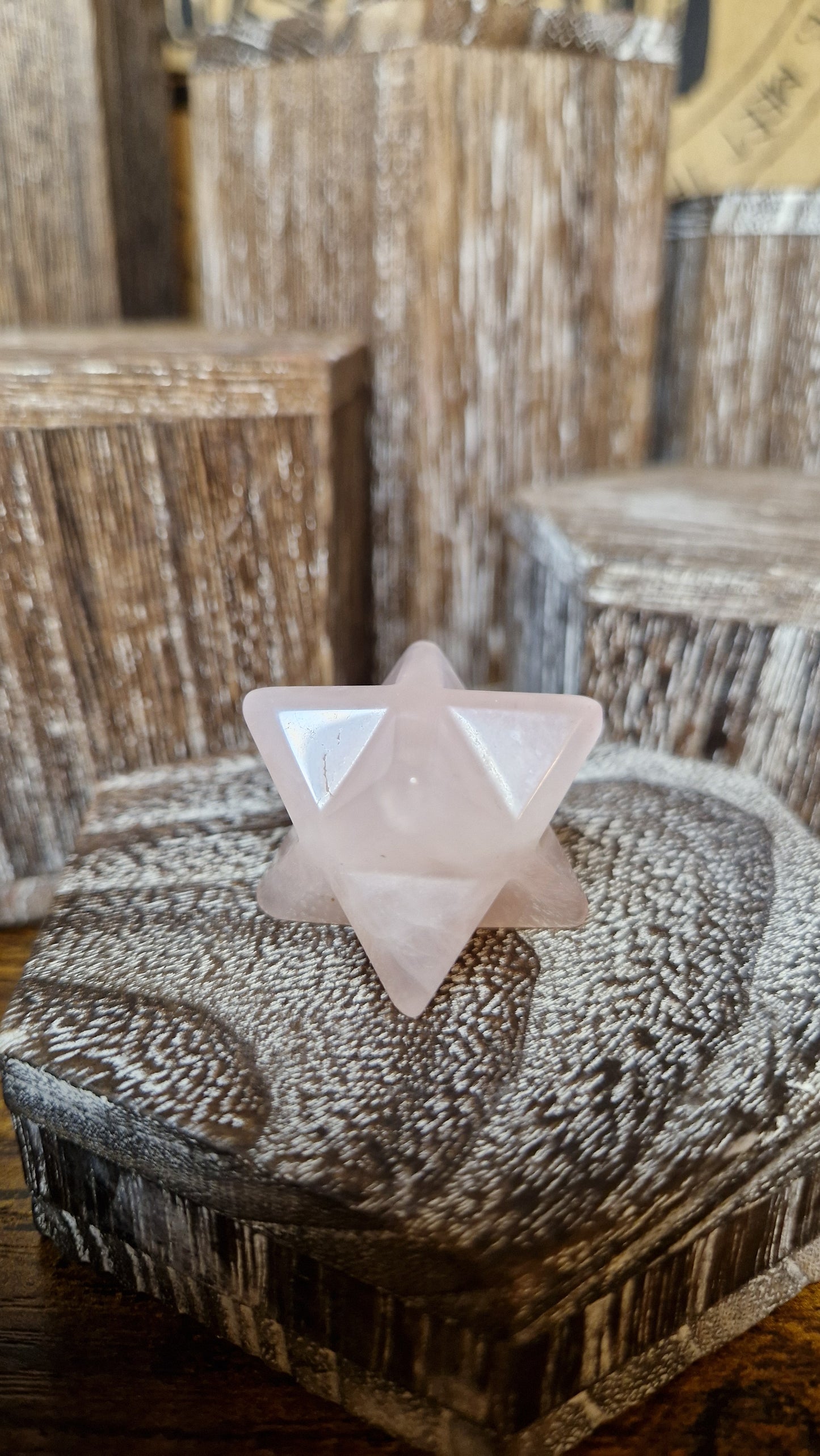 Rose Quartz Merkaba - 8