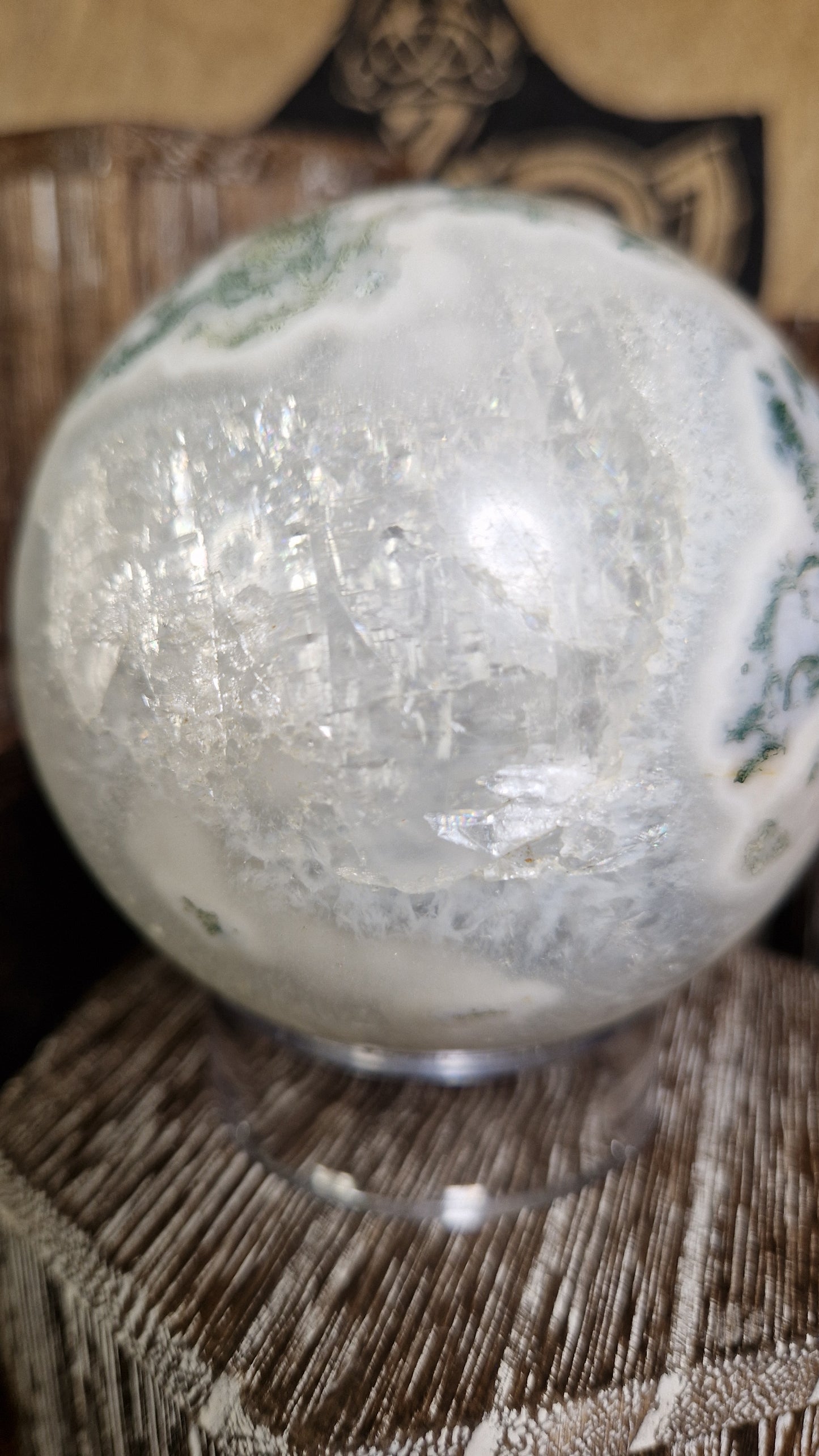 Moss Agate Sphere - 683