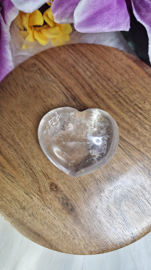 Clear Quartz Heart - 415