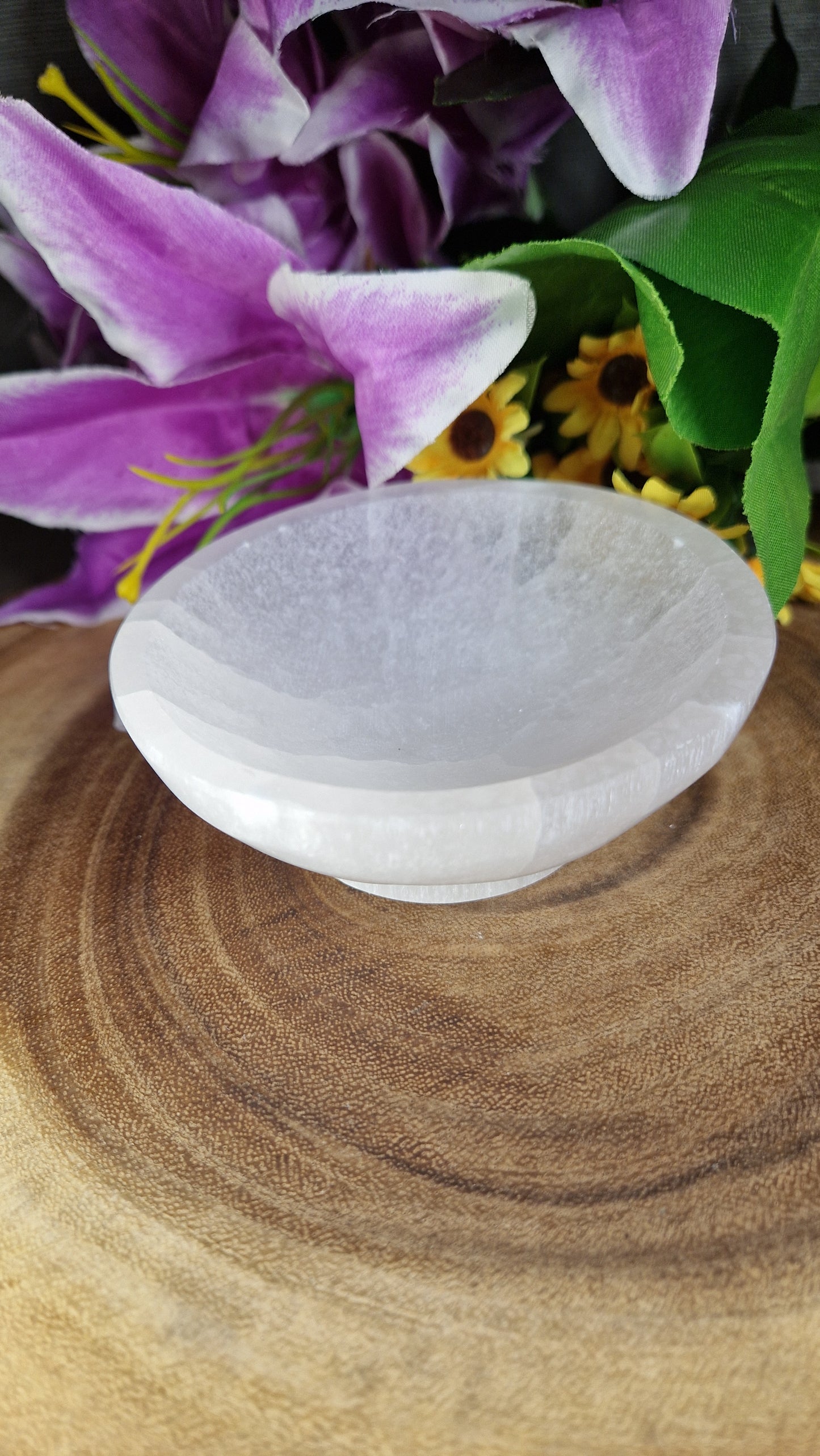 Selenite Round Bowl - 561