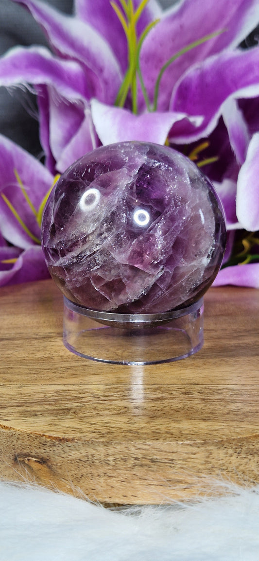 Purple Fluorite Sphere - 373