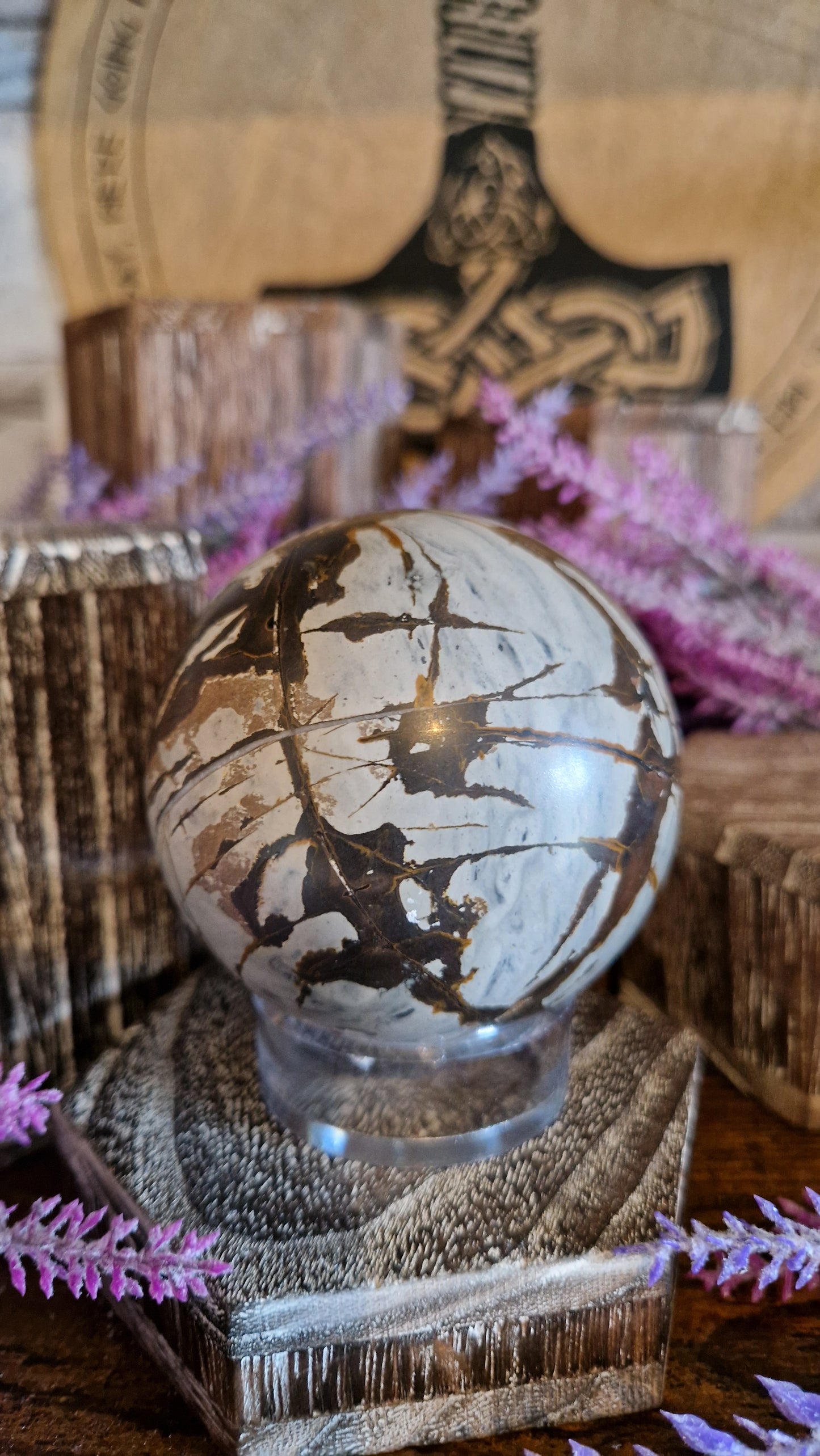 Picture Jasper Sphere - 145