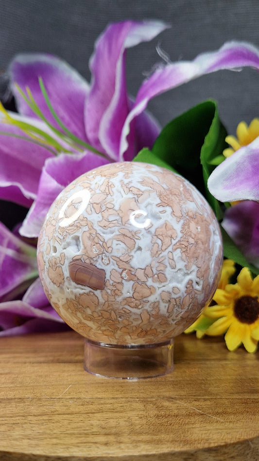 Cotton Candy Agate Sphere - 464