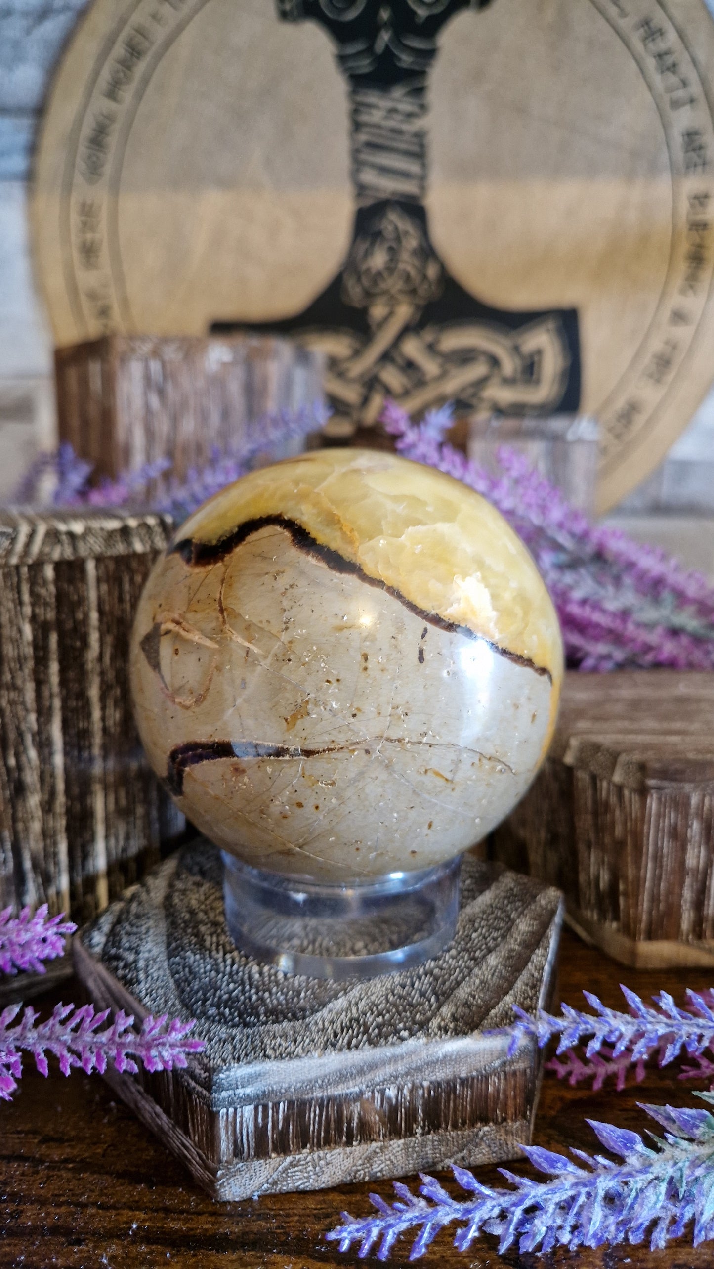 Septarian Sphere - 142