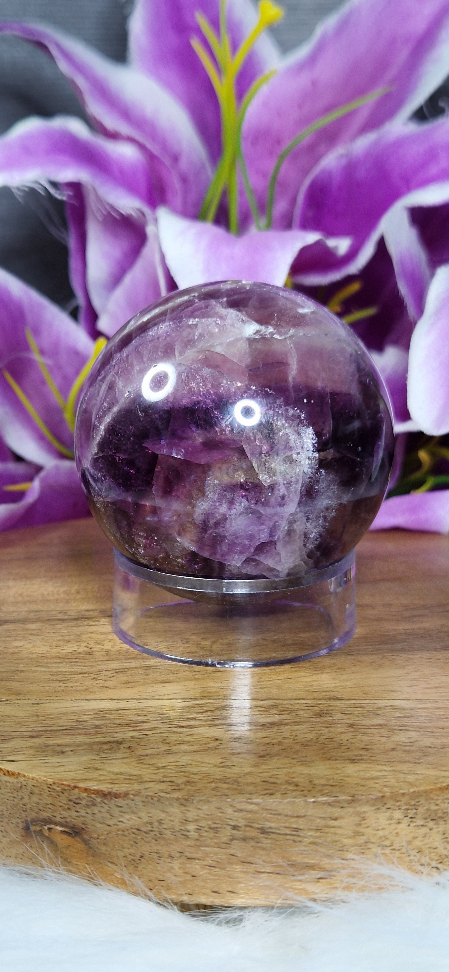 Purple Fluorite Sphere - 373