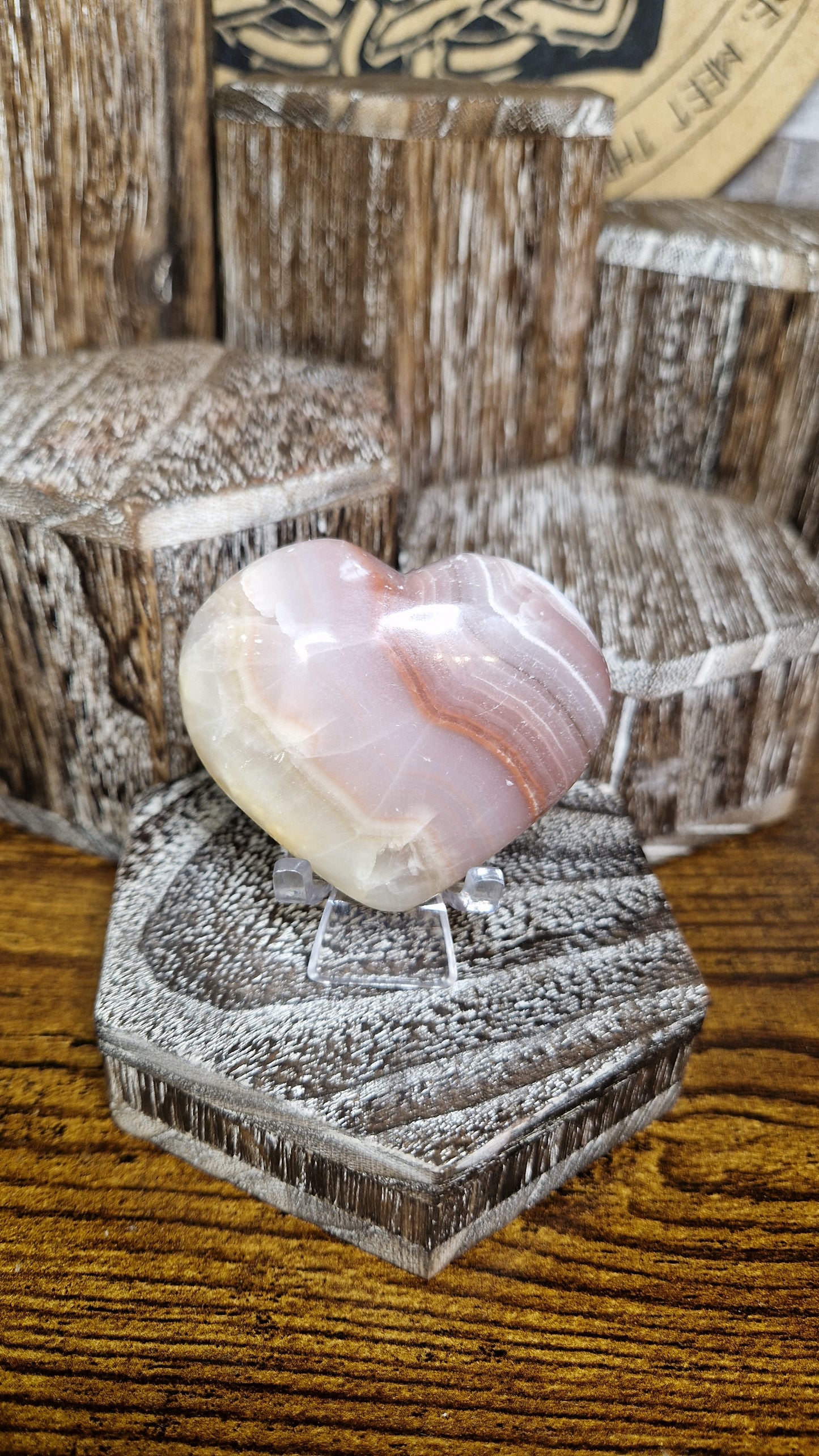 Mexican Amethyst Heart - 57