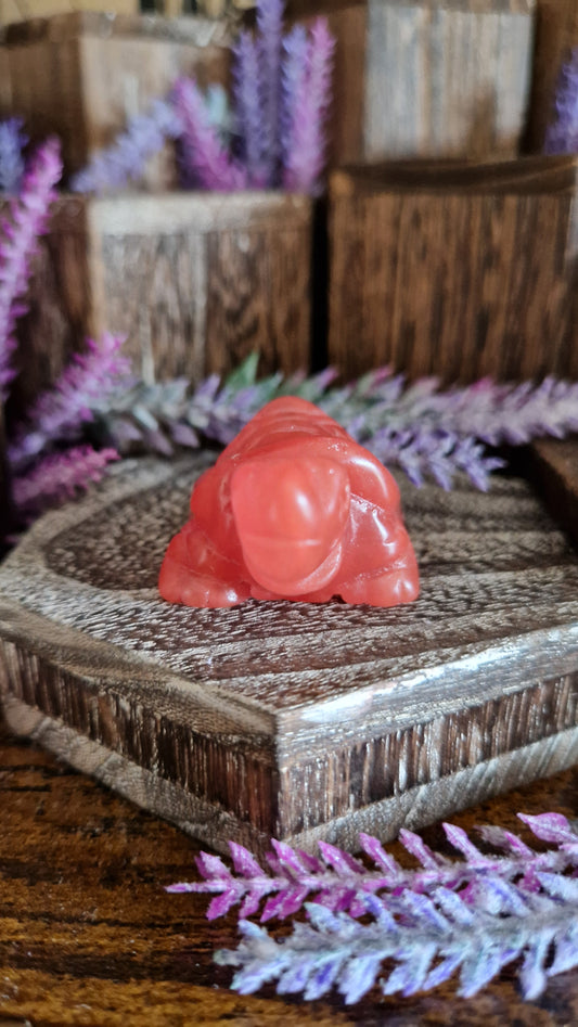 Cherry Quartz Turtle