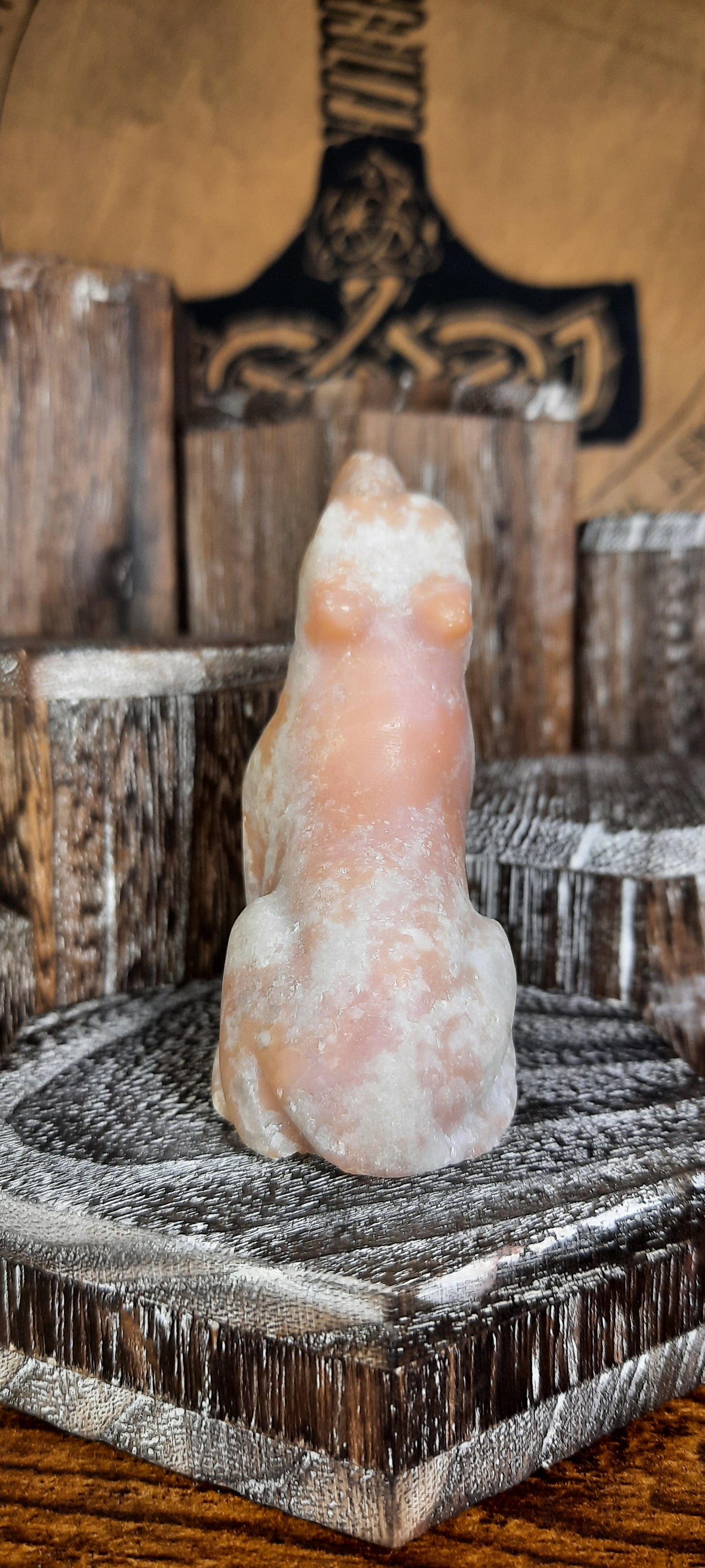 Pink Opal Wolf - 3