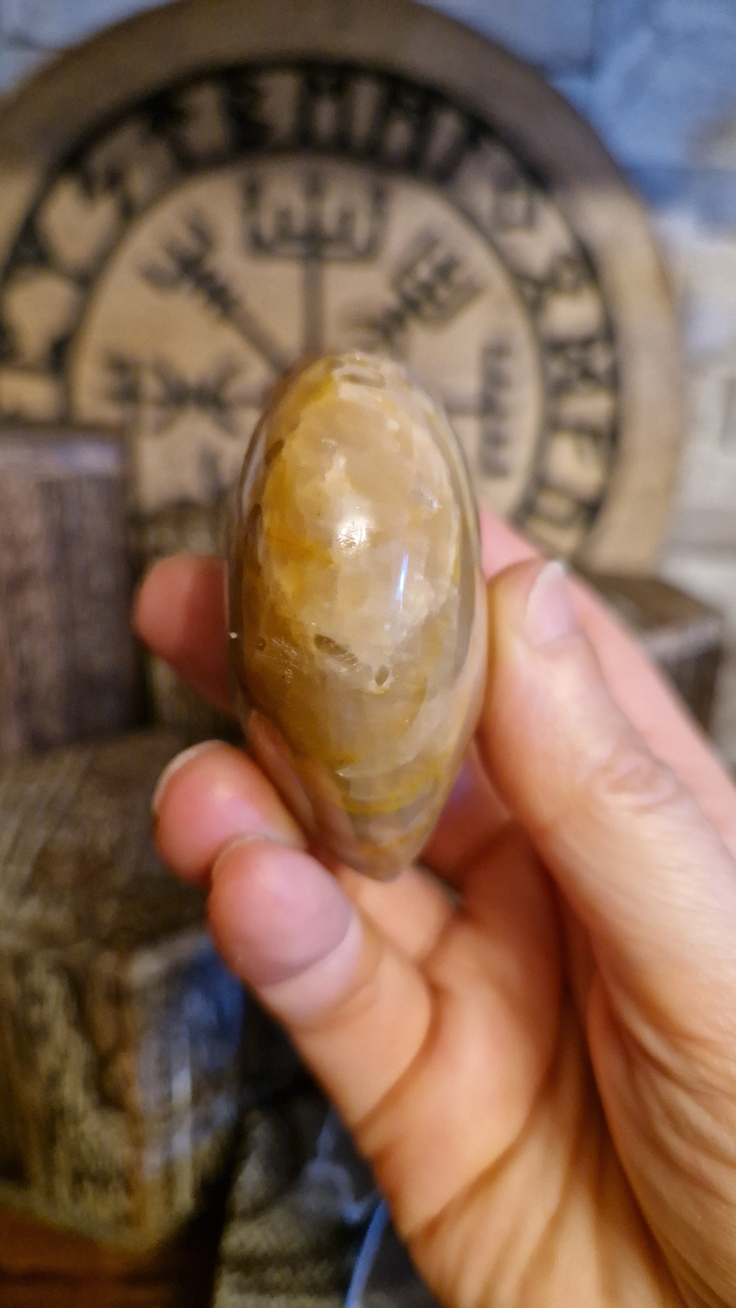 Peach Moonstone Heart - 37