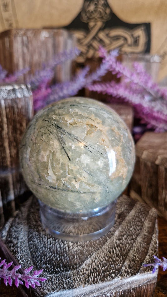 Phrenite Sphere - 149