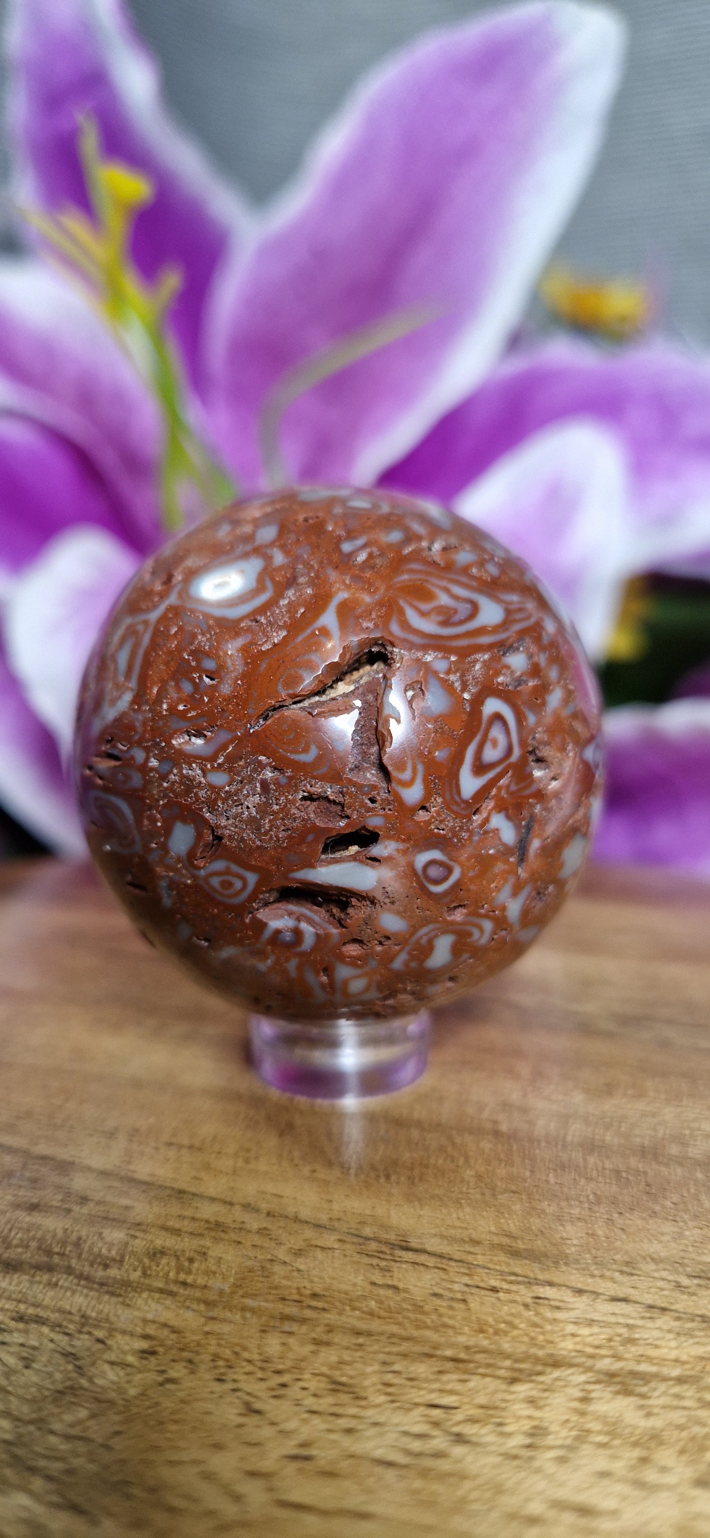 Rosetta Jasper Sphere - 303