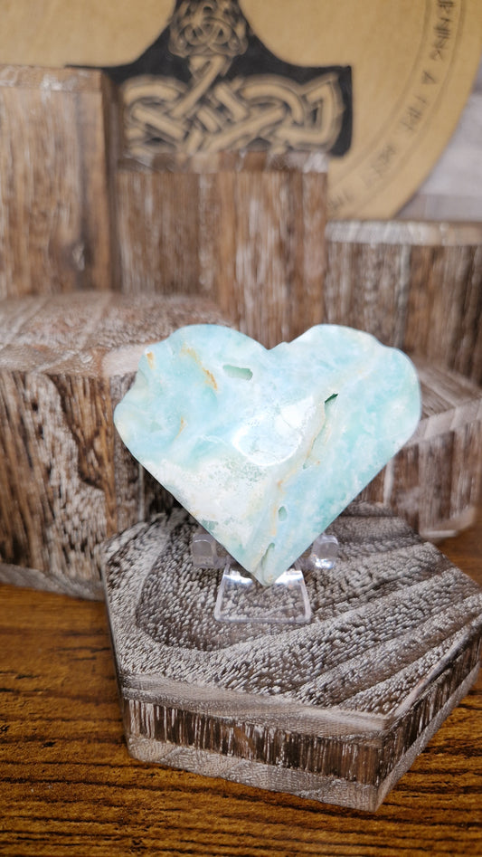 Caribbean Calcite Heart - 46