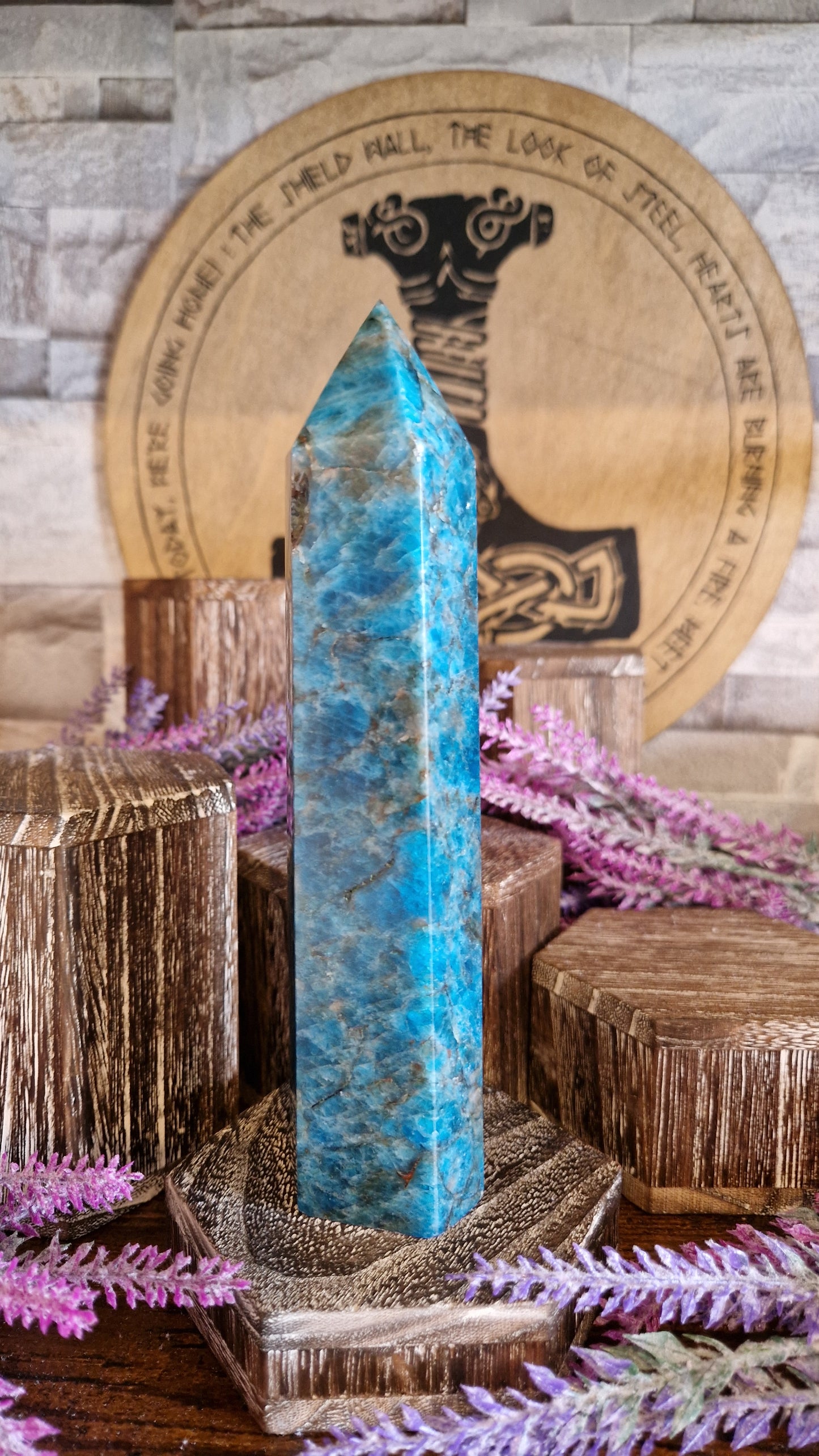 Blue Apatite Tower - 230
