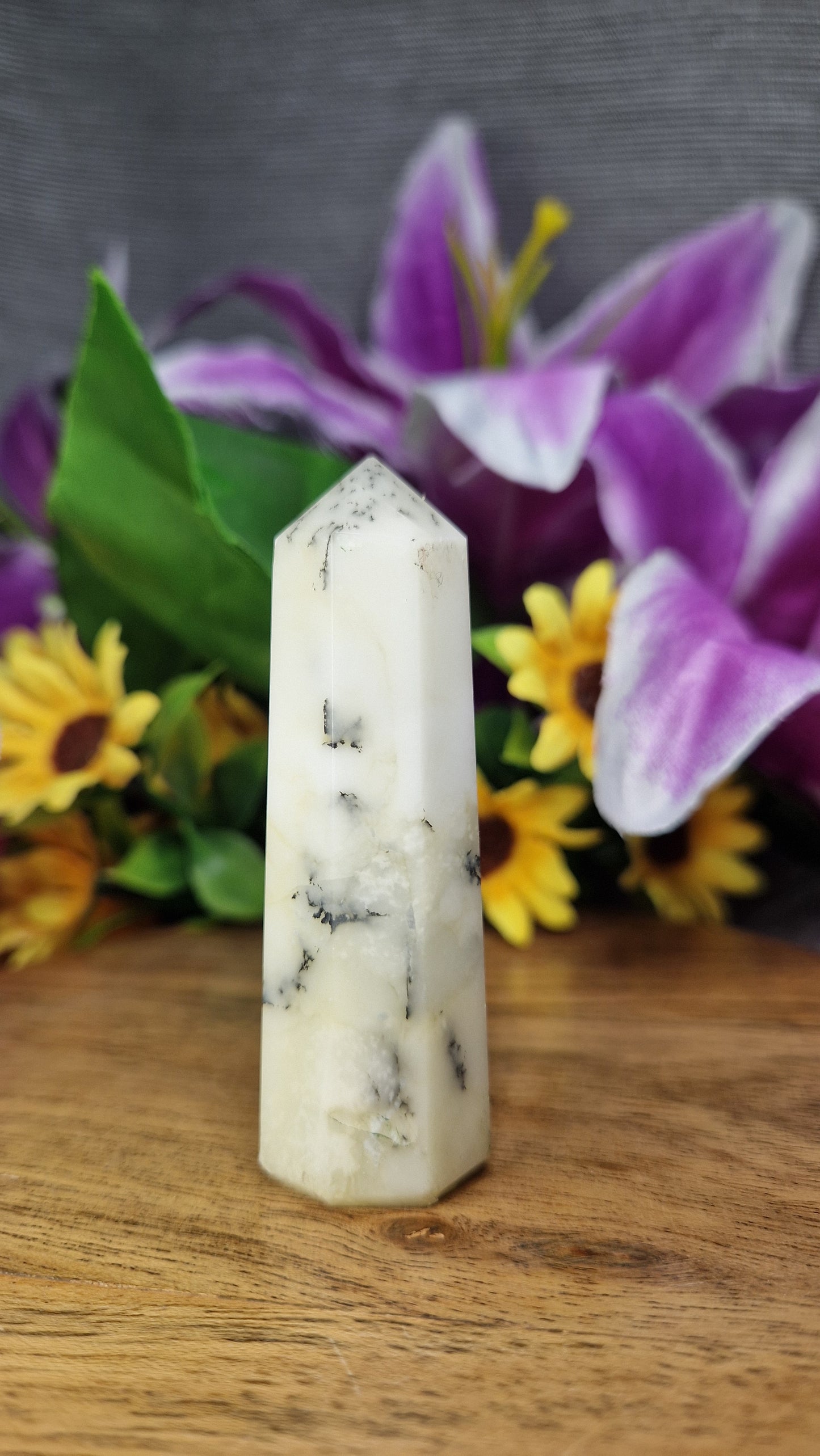 Dendritic Opal Tower - 58