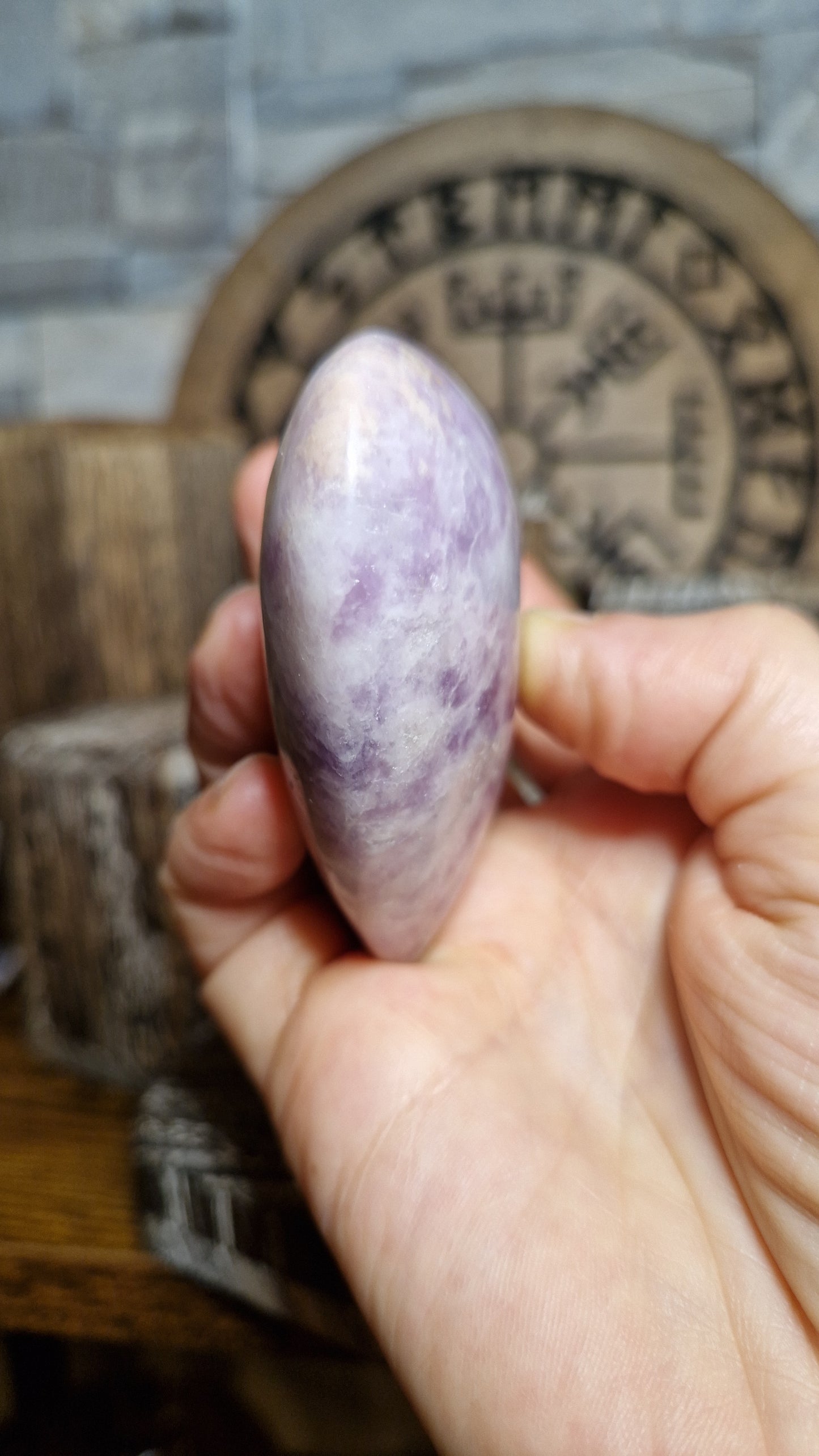 Lepidolite Heart - 14