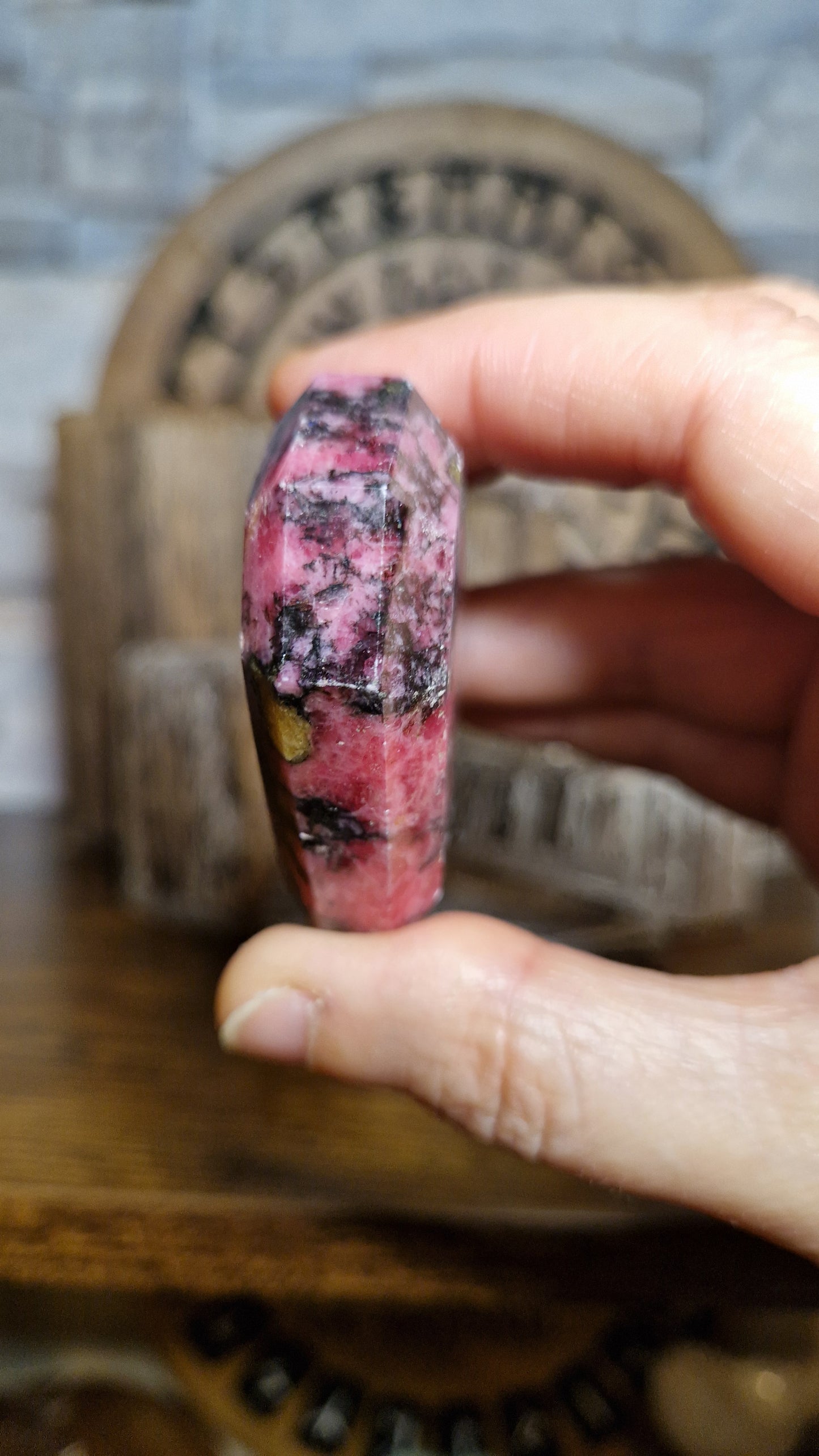Rhodonite Heart - 8