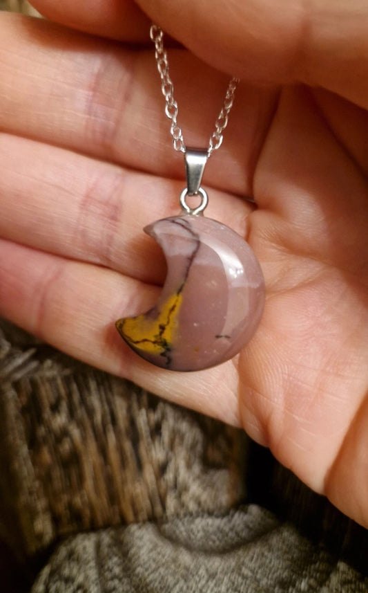 Mookaite Moon Necklace 1