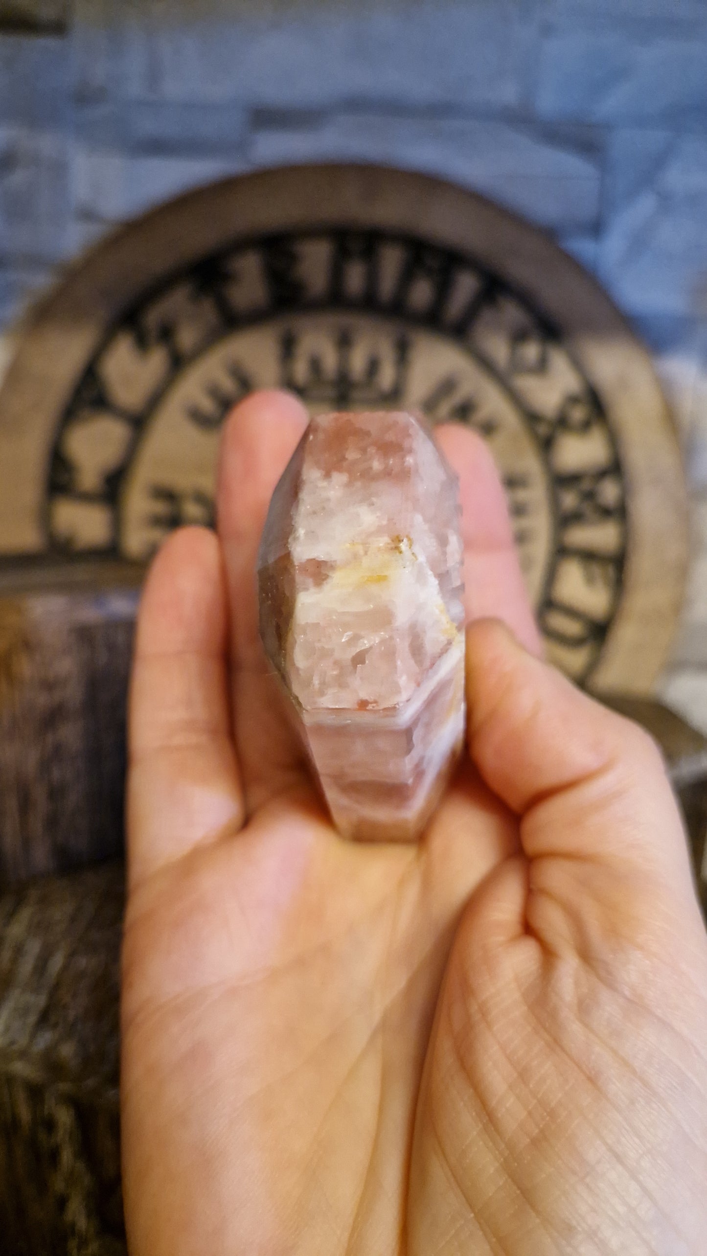 Rose Calcite Heart - 28