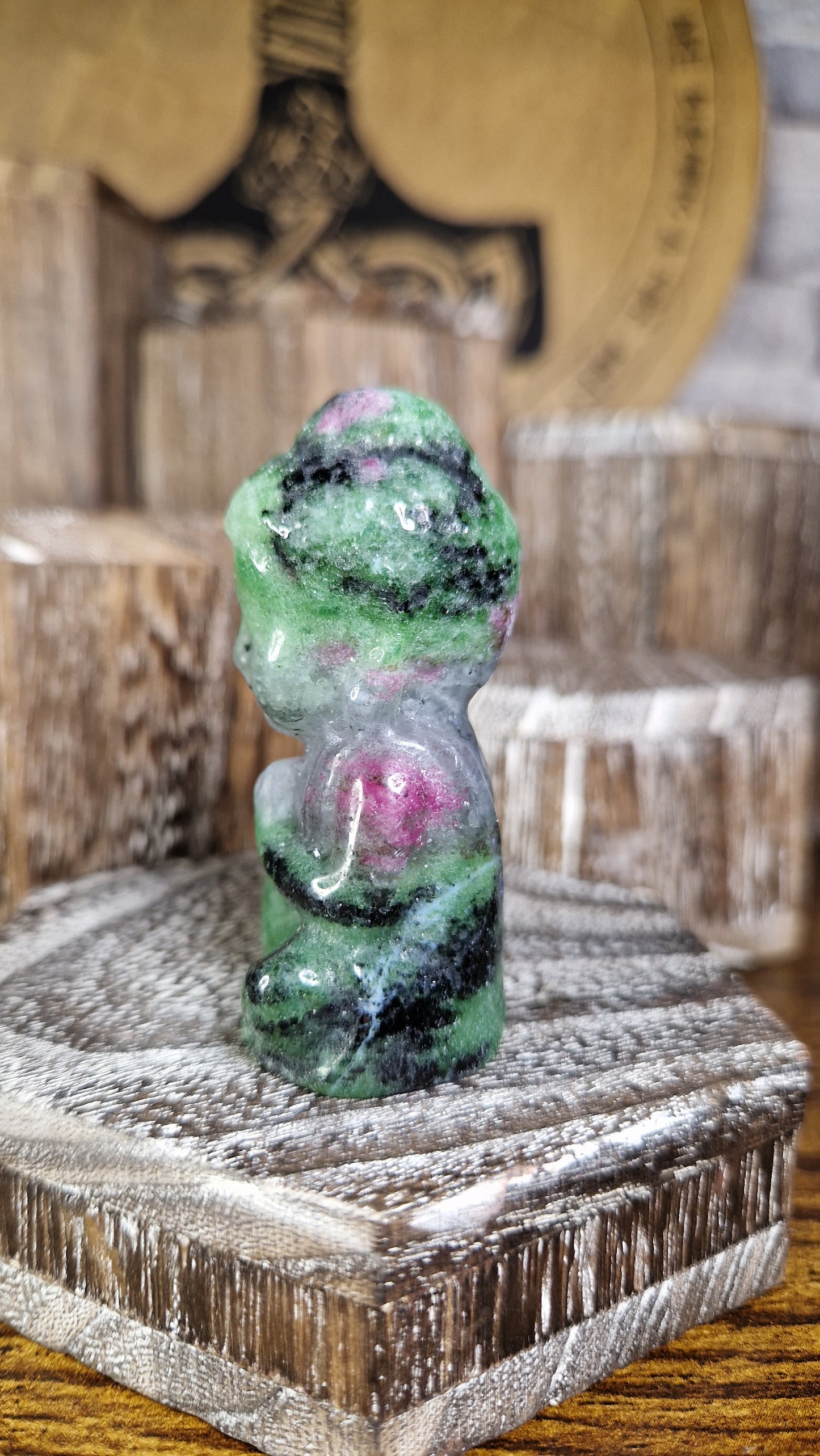 Ruby Zoistite Buddha - 12