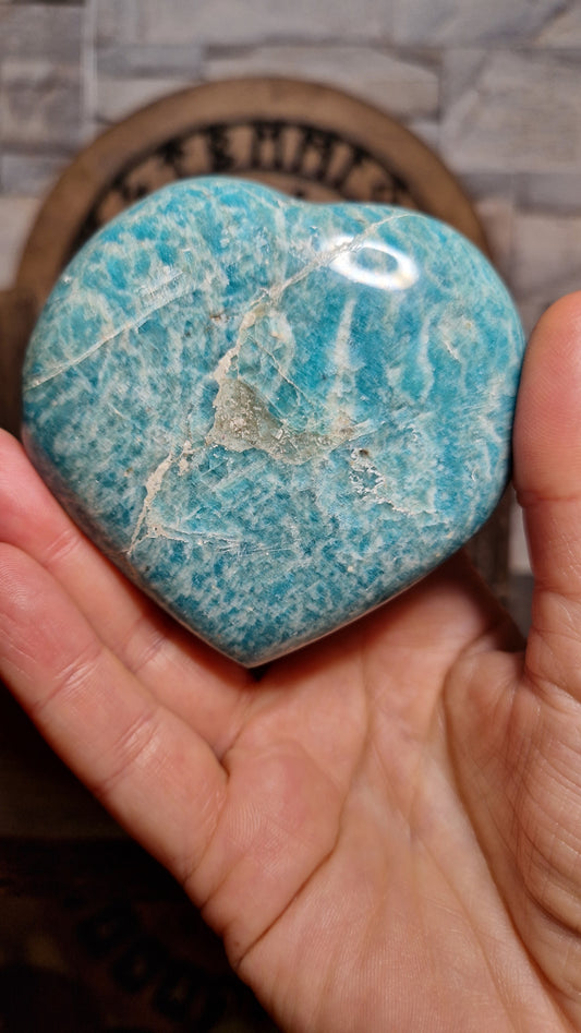 Amazonite Heart - 6