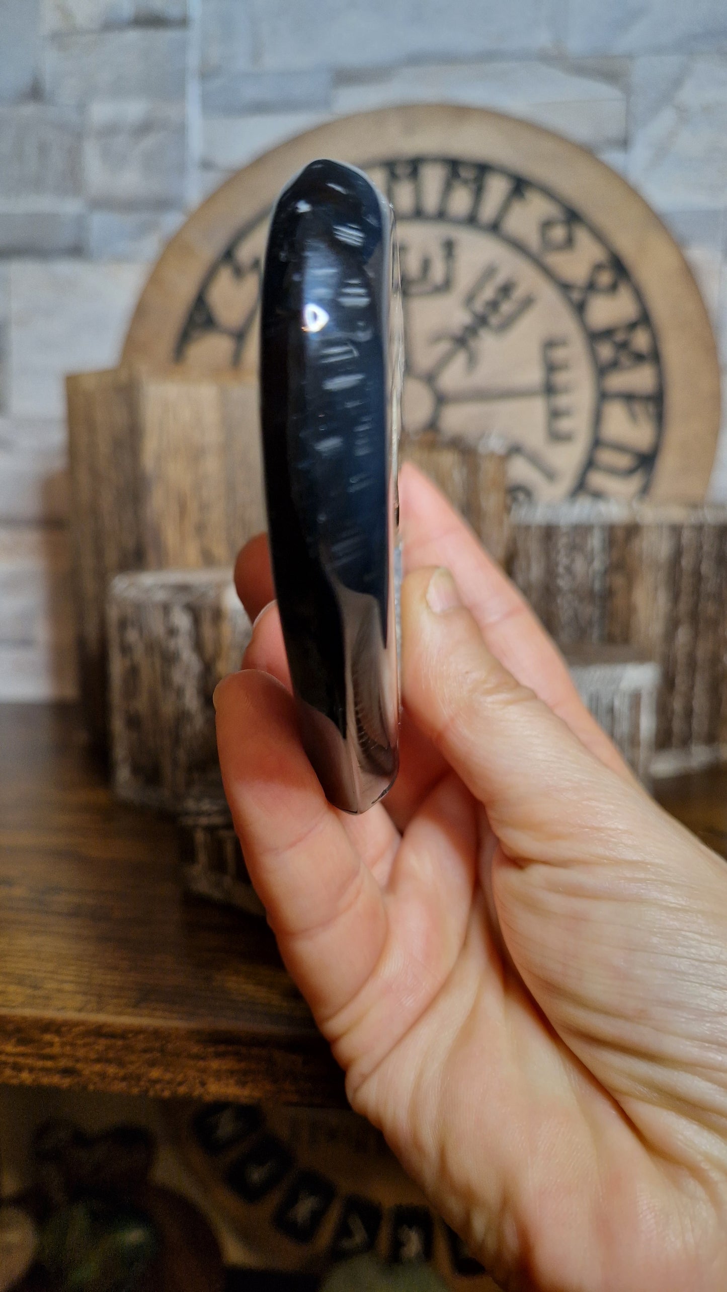 Black Agate Heart - 1