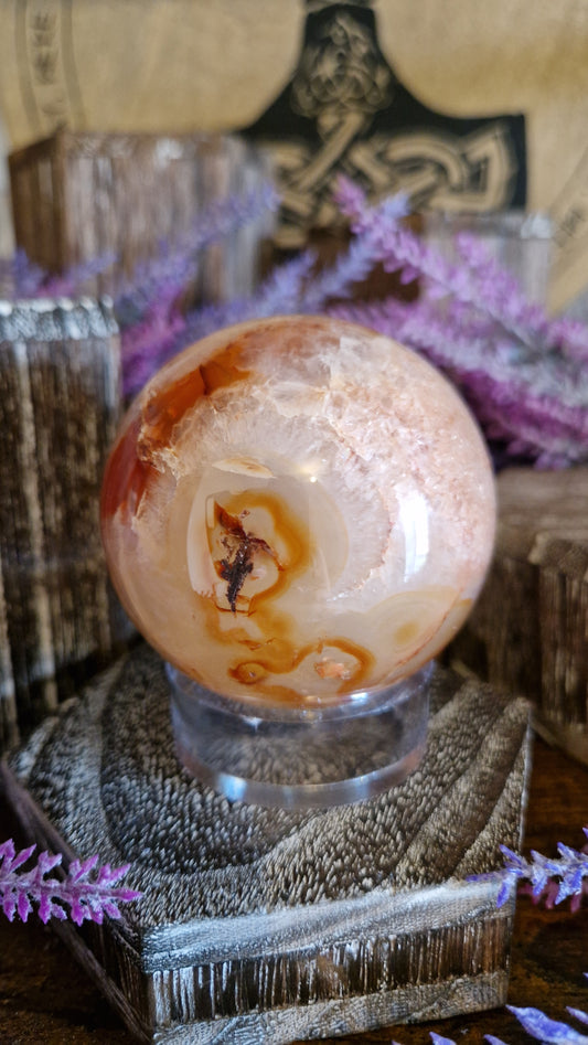 Carnelian Sphere - 144