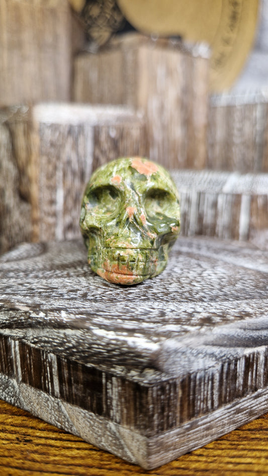 Unakite Skull - 27