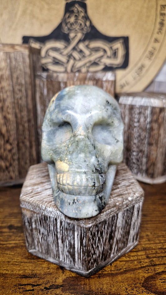 Labradorite Skull - 2