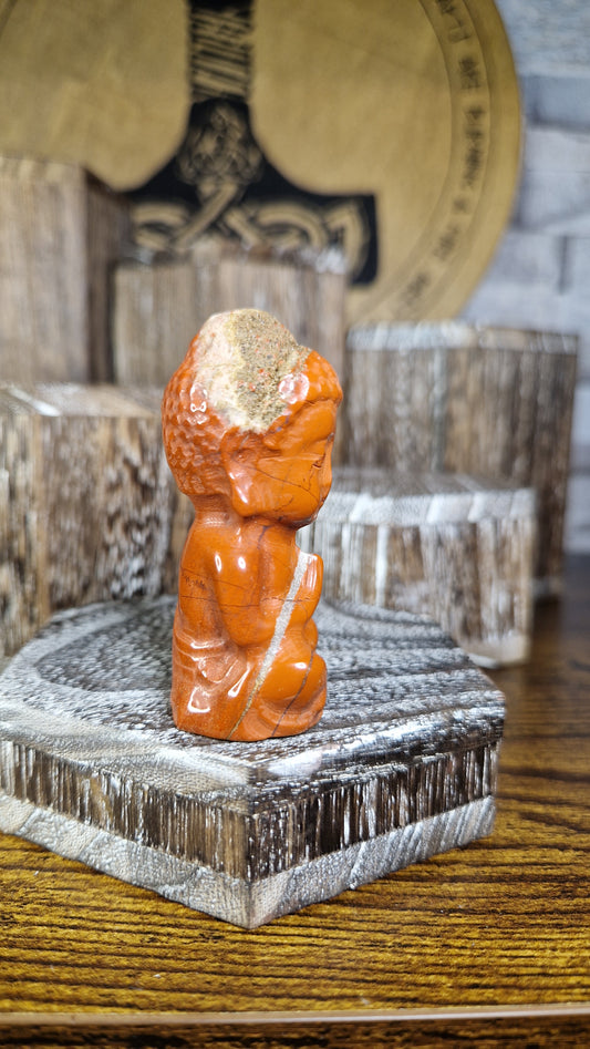 Red Jasper Buddha - 15