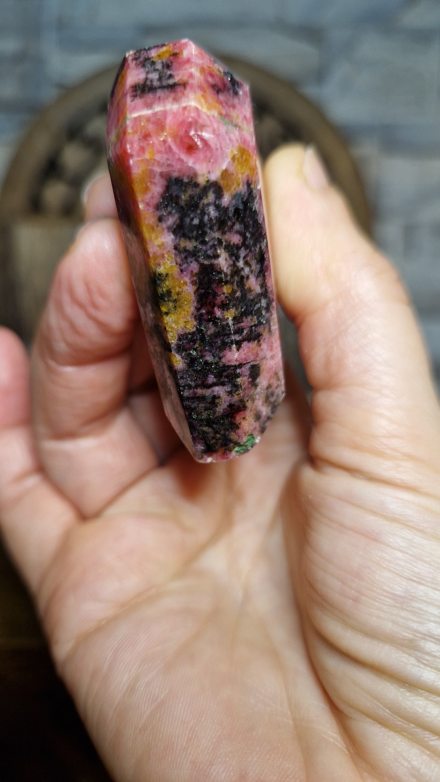 Rhodonite Heart - 7