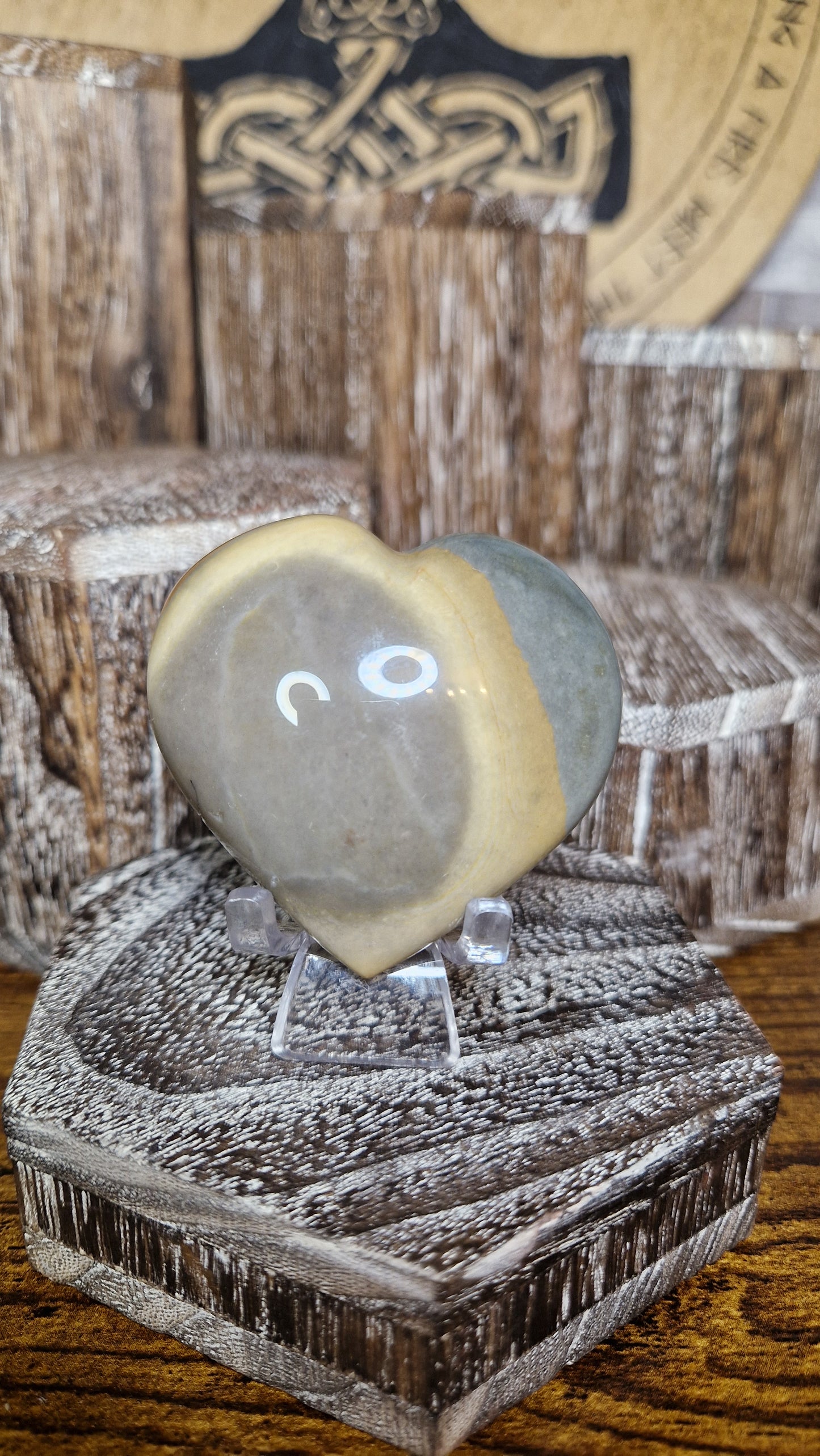 Polychrome Jasper Heart - 55