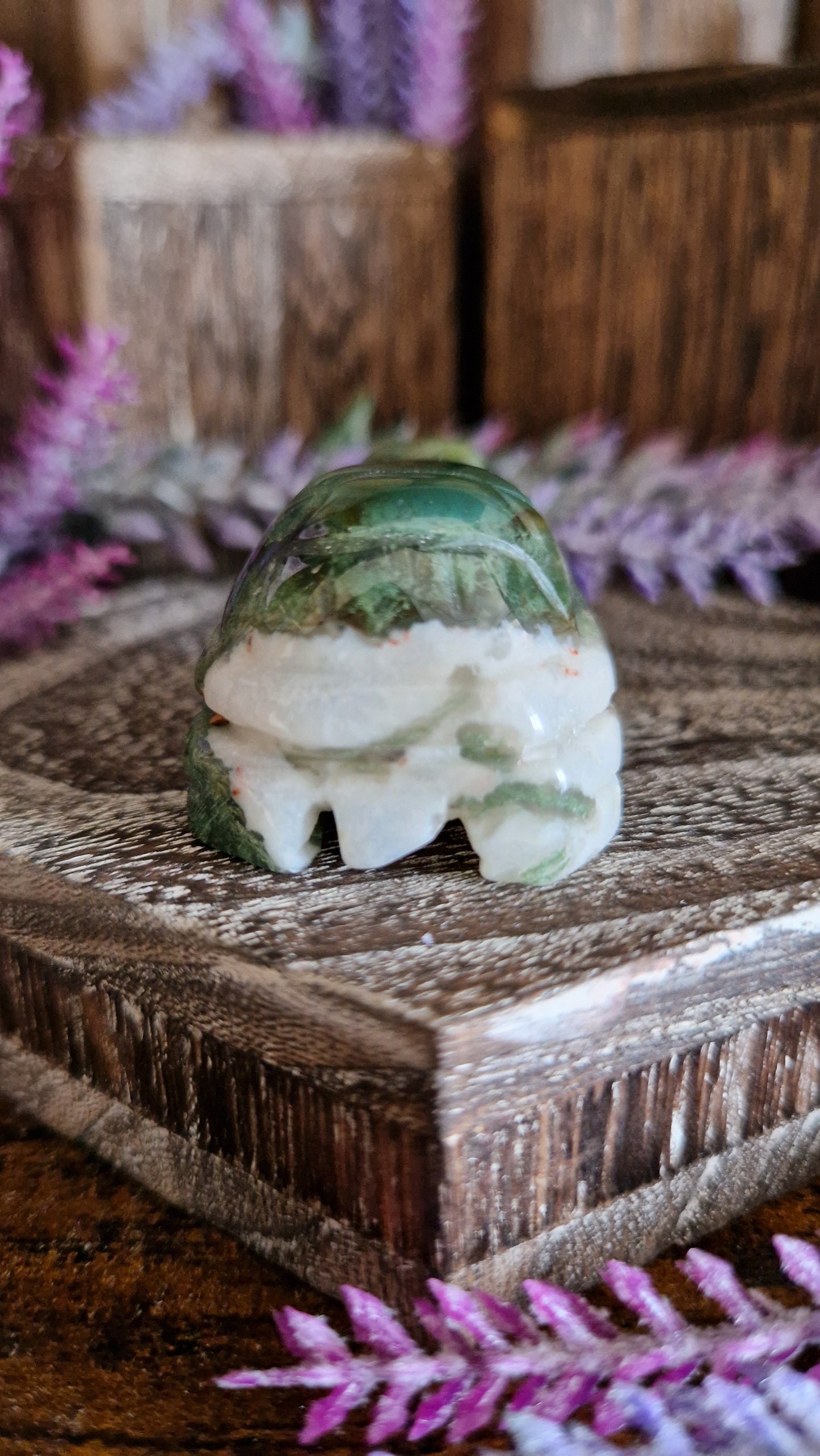 Moss Agate Turtle