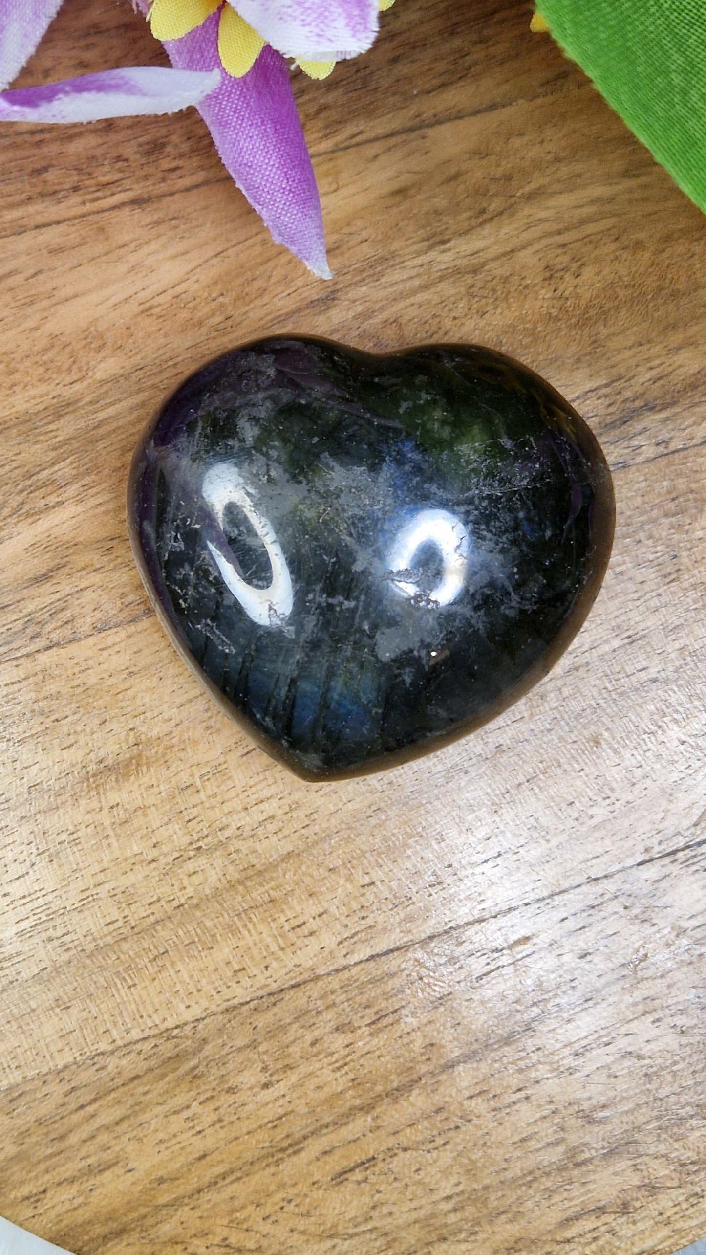 Labradorite Heart - 449