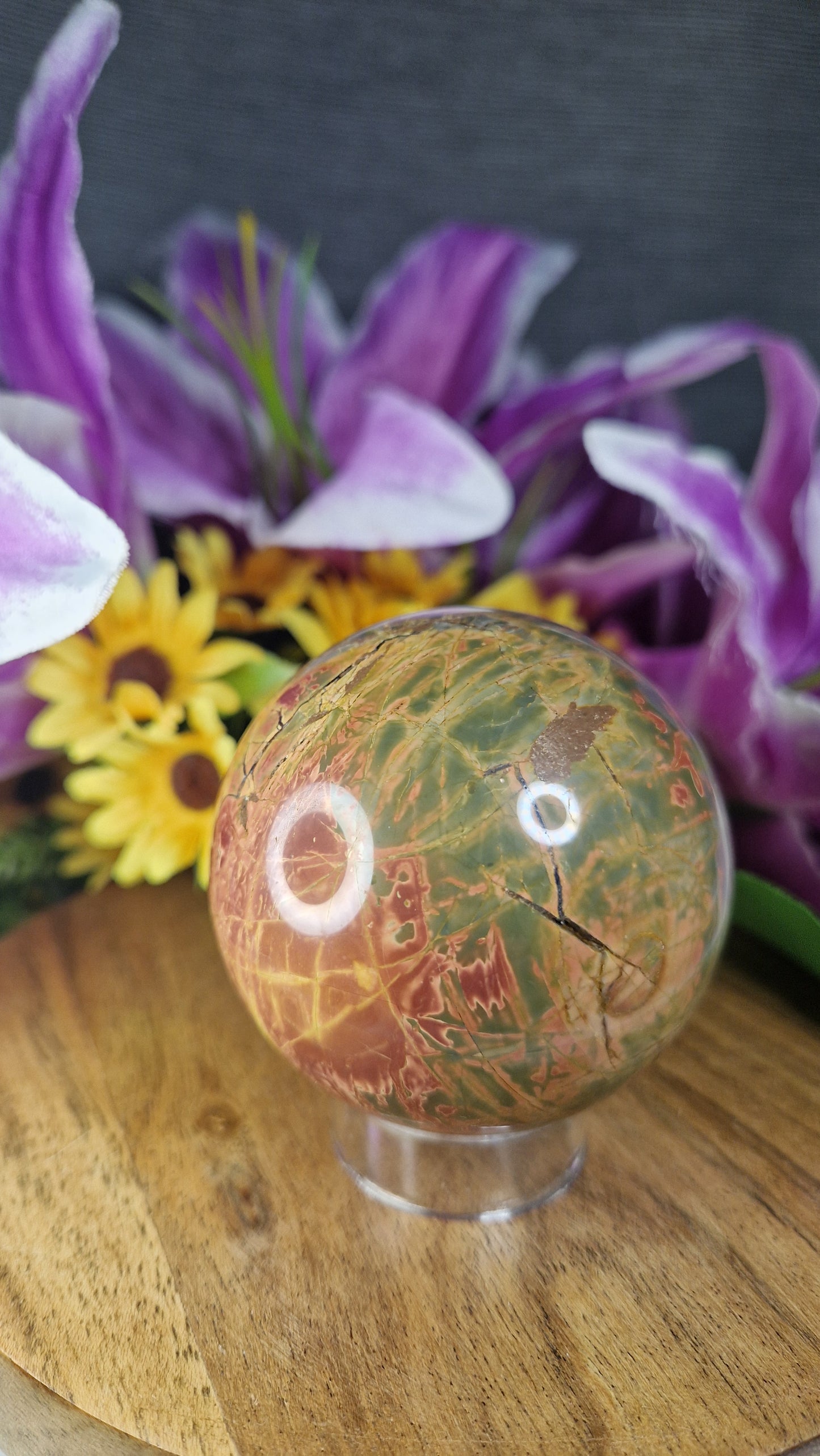 Creek Jasper Sphere - 108