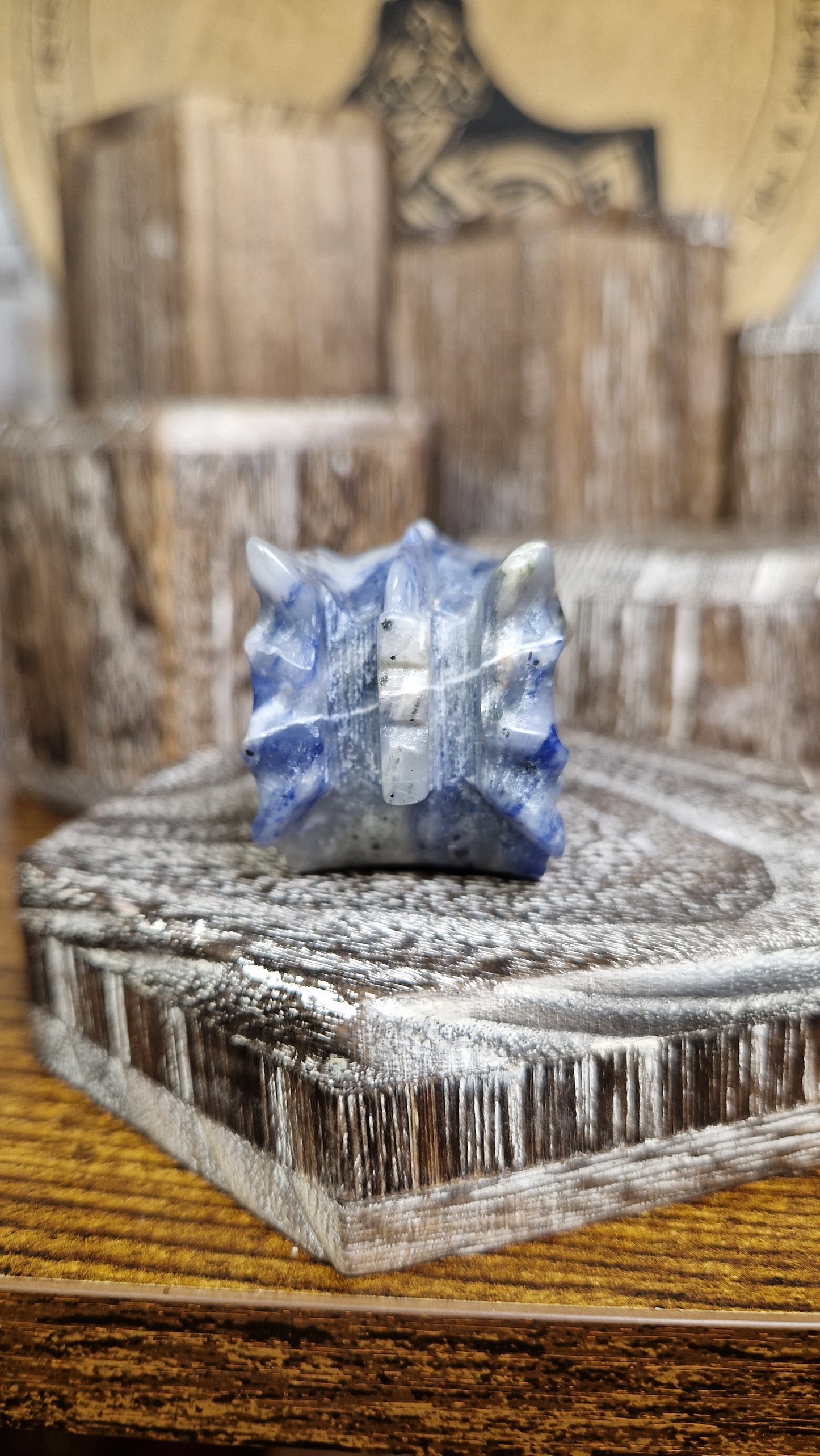 Lapis Lazuli Dragon's Head - 12
