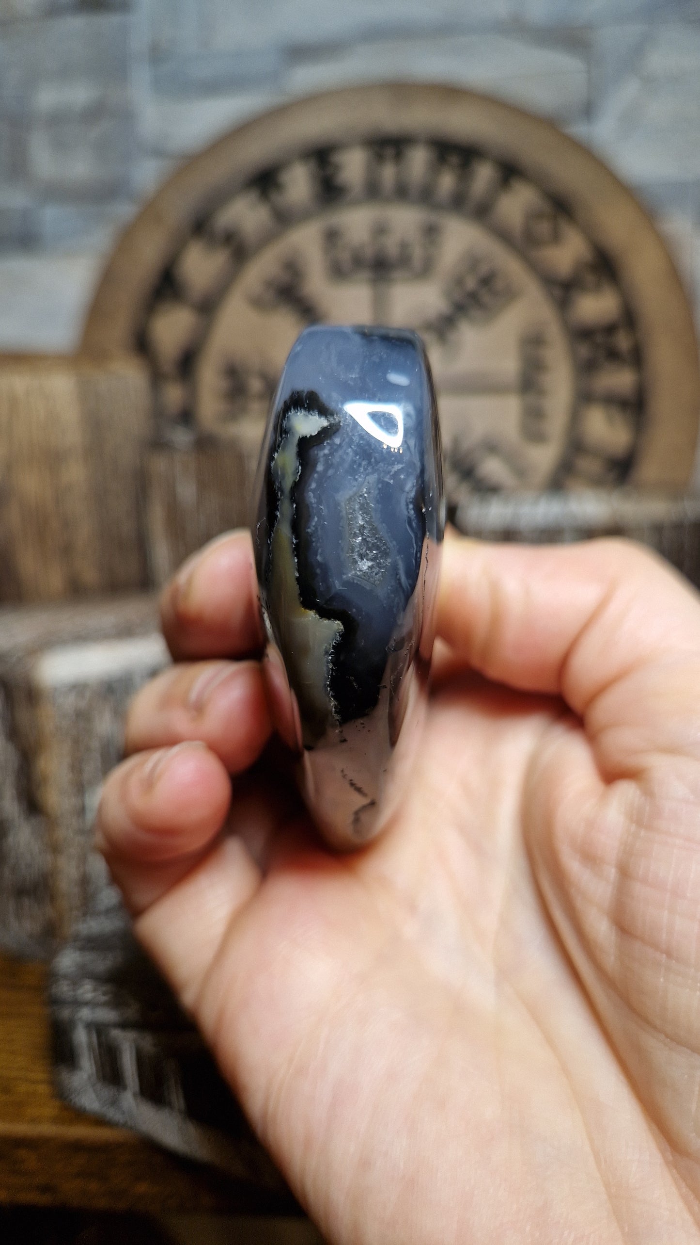 Volcano Agate Heart - 17