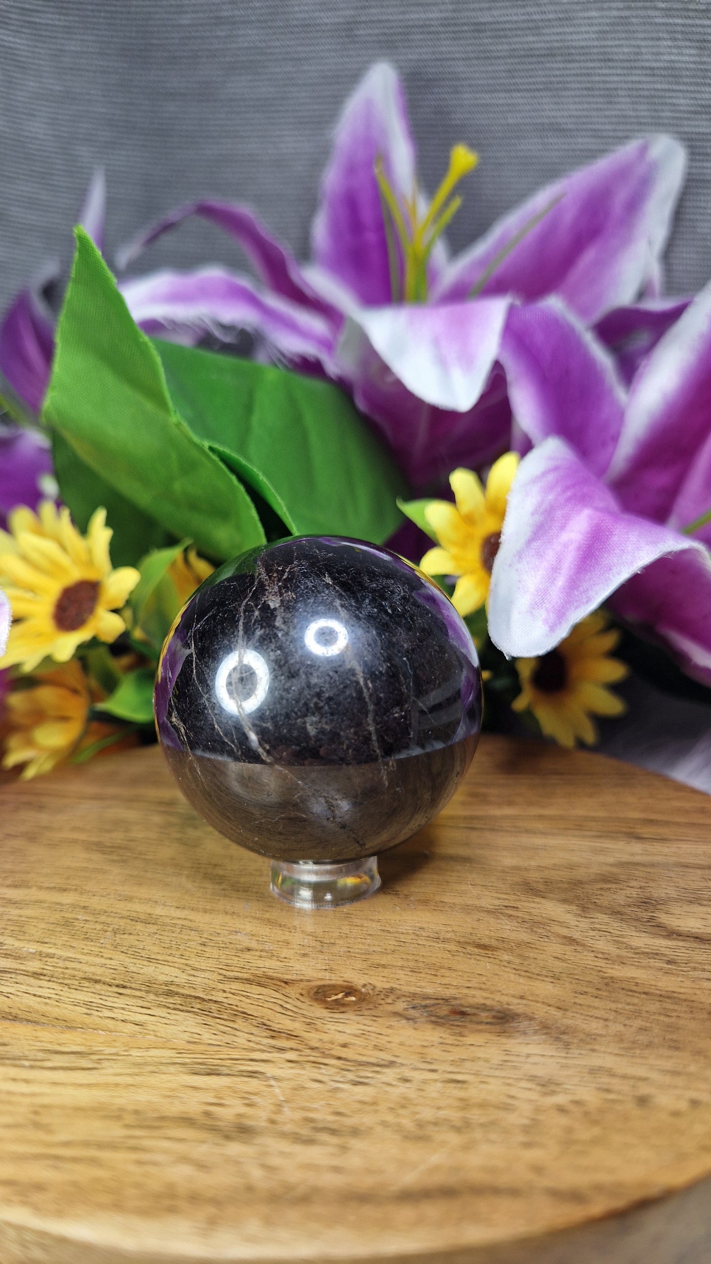 Dark Violet Rose Sphere - 32