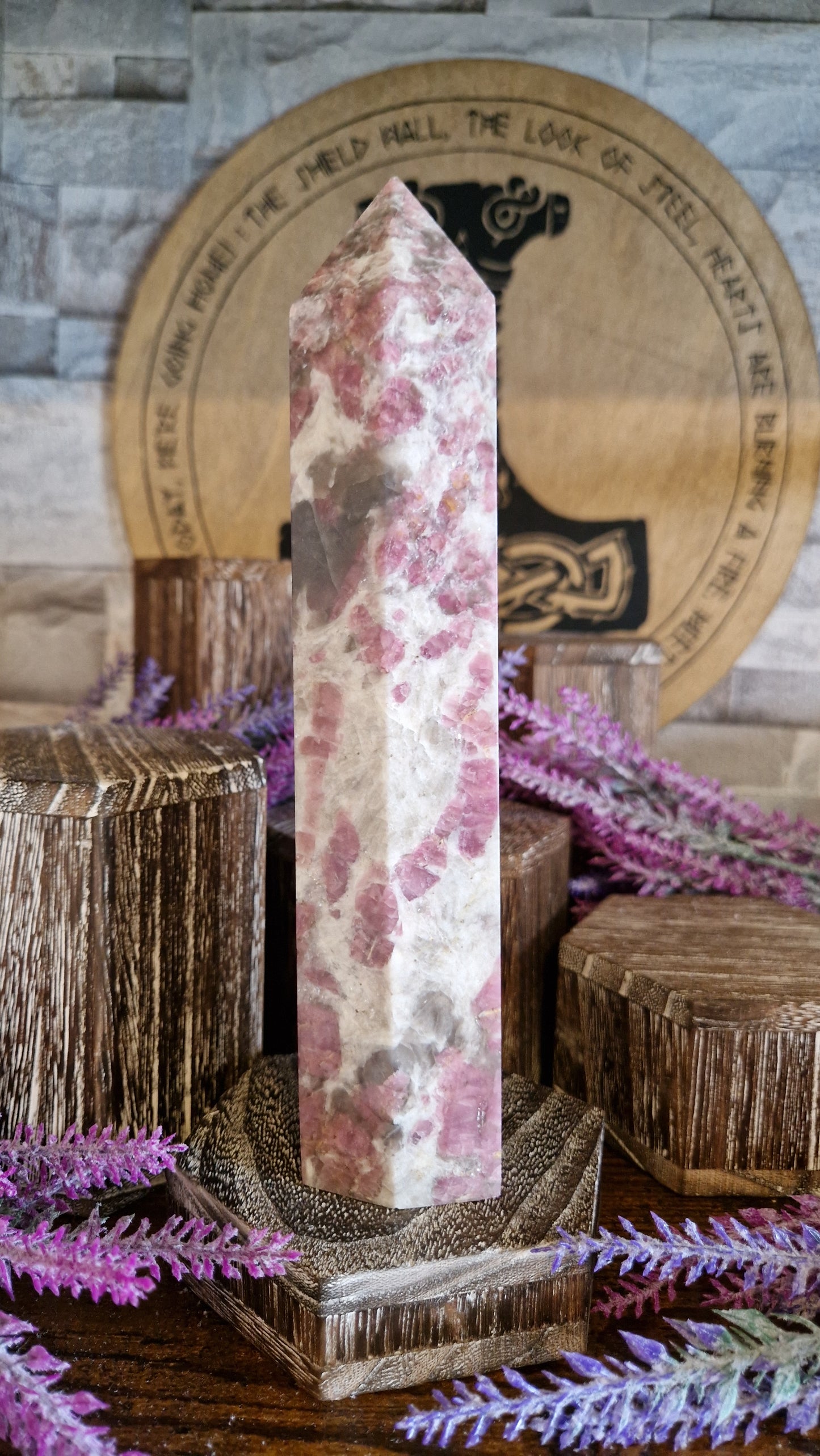 Pink Tourmaline Tower - 239
