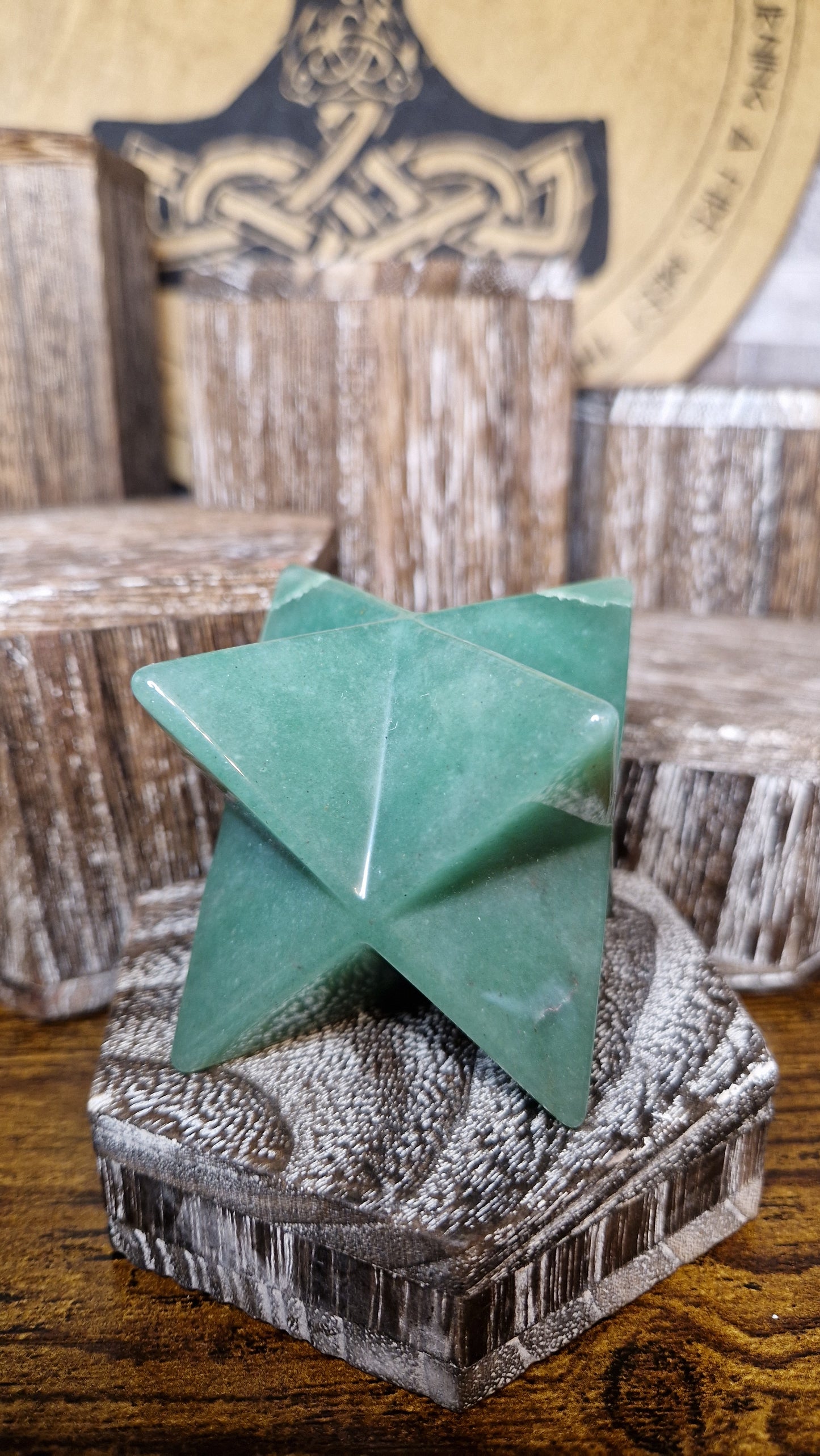 Green Aventurine Merkaba - 1