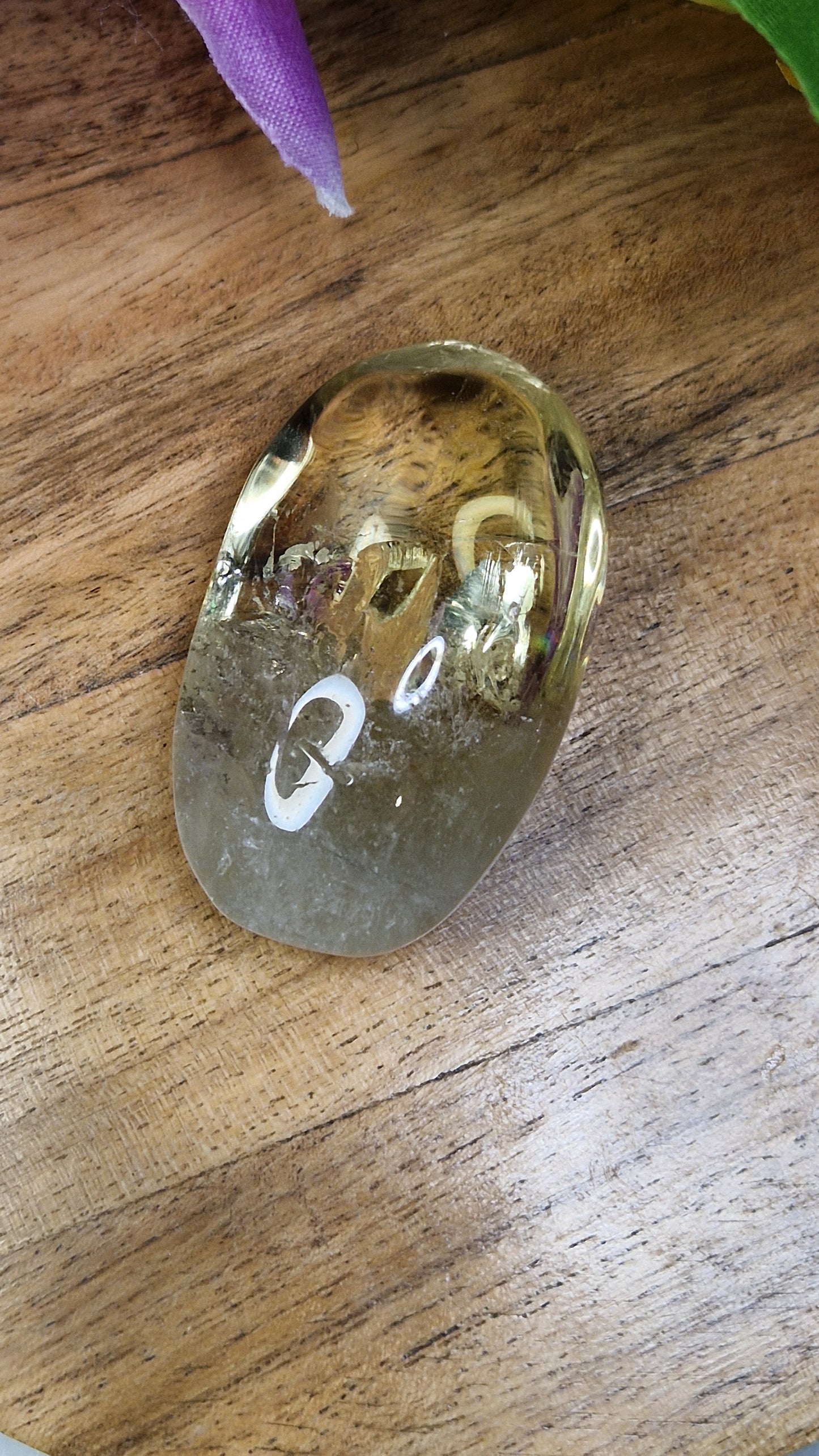 Citrine Palmstone - 390