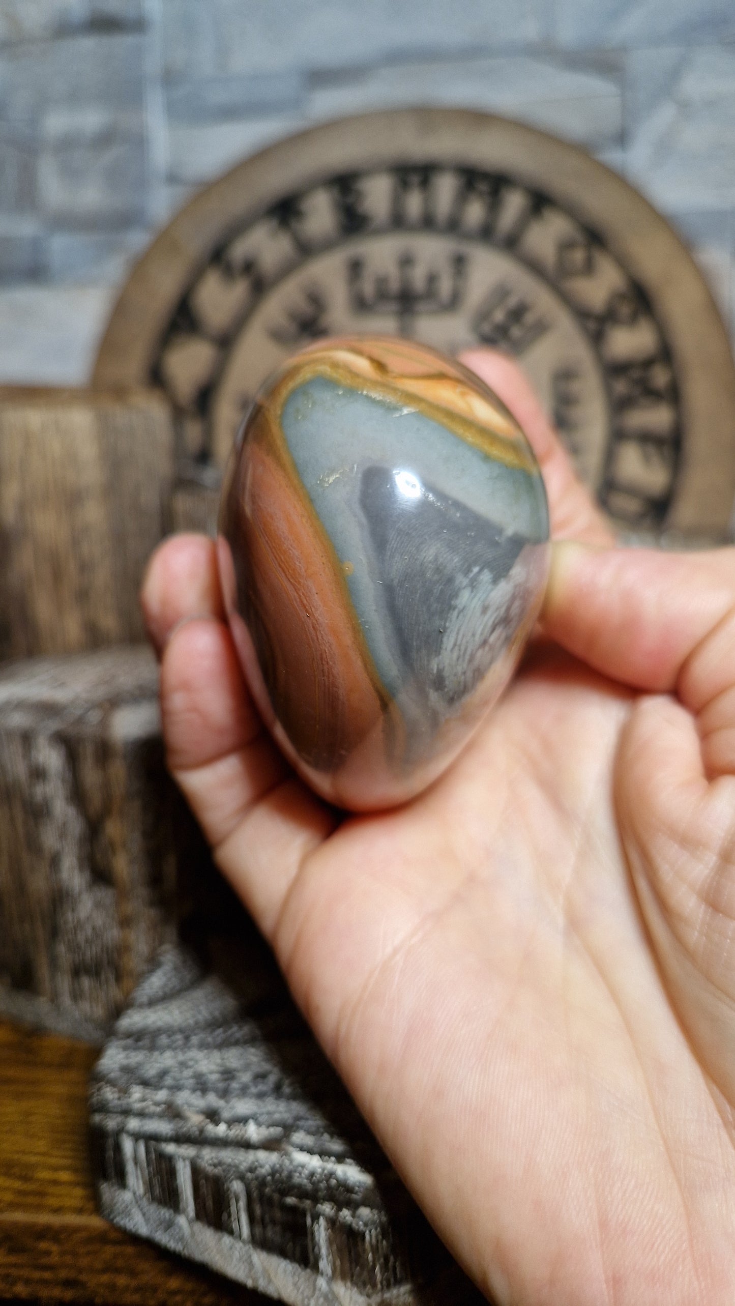 Polychrome Jasper Heart - 12