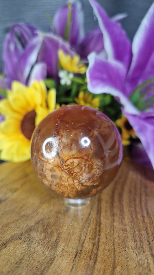 Carnelian Sphere - 242