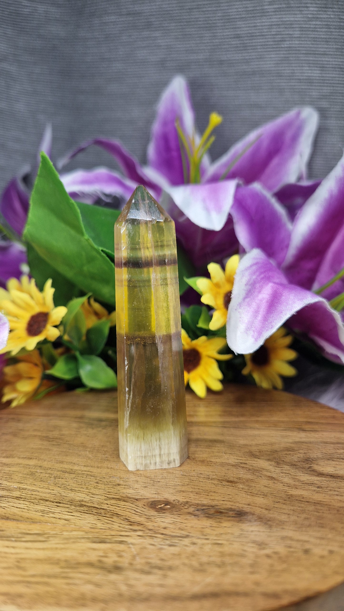 Yellow Fluorite Tower - 75