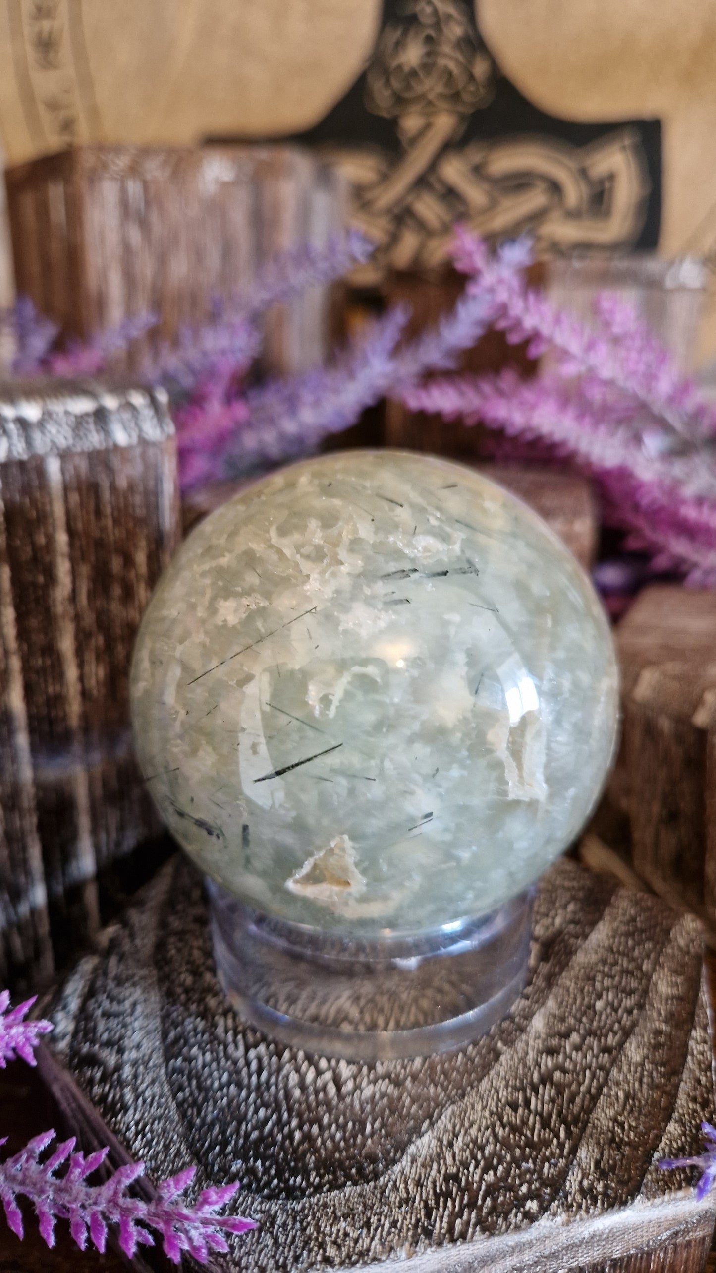 Phrenite Sphere - 149