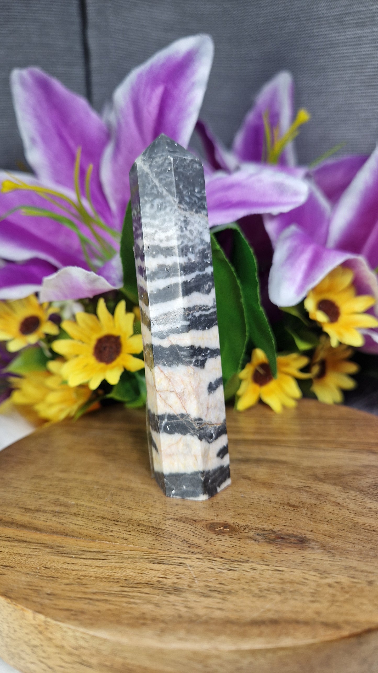 Pink Zebra Jasper Tower  - 144