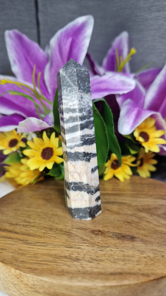Pink Zebra Jasper Tower  - 144