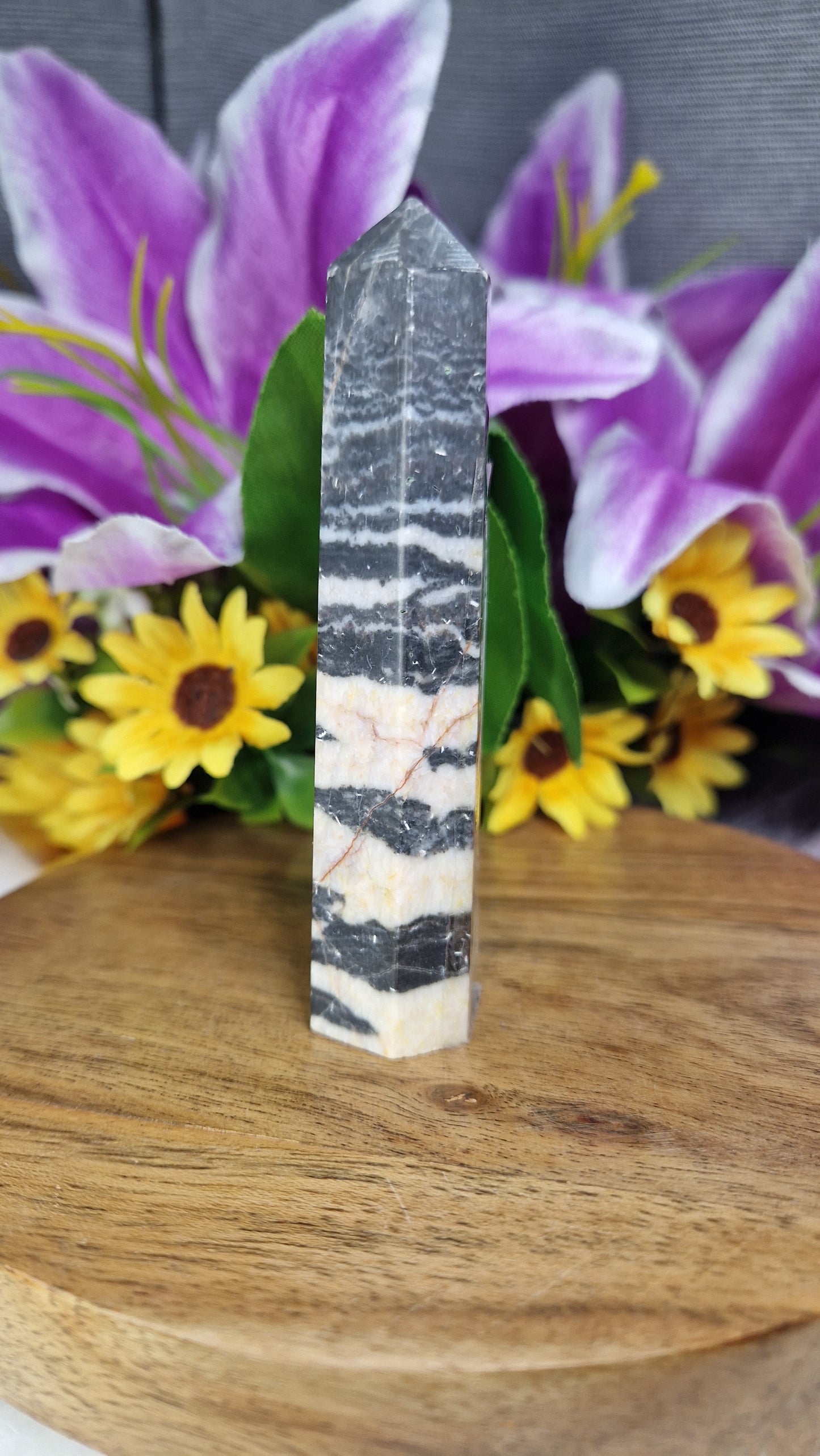 Pink Zebra Jasper Tower  - 144