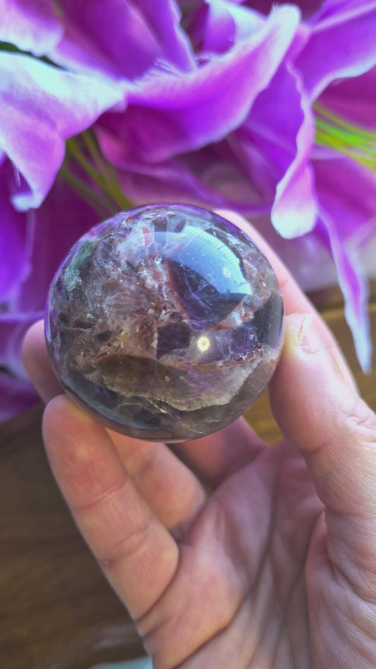 Alien Amethyst Sphere - 1071