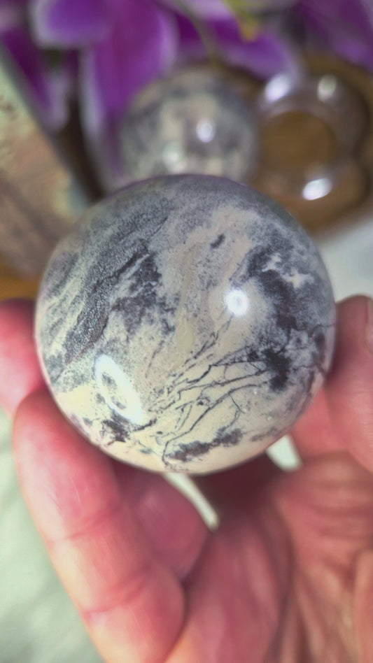 Porcelain Jasper Sphere  - 384